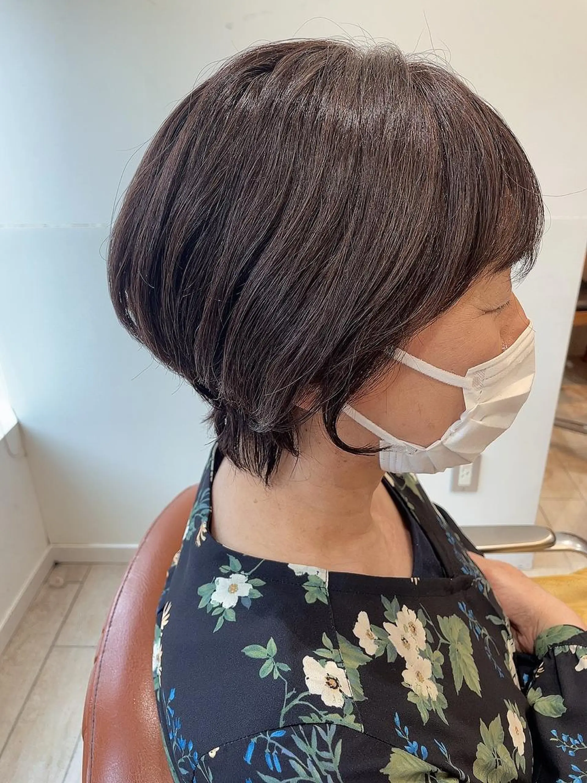 ショート カラー くせ毛 ショートヘア カット ヘアカラー トリートメント 🦖鶴岡香純🦖 産休中のヘアスタイル