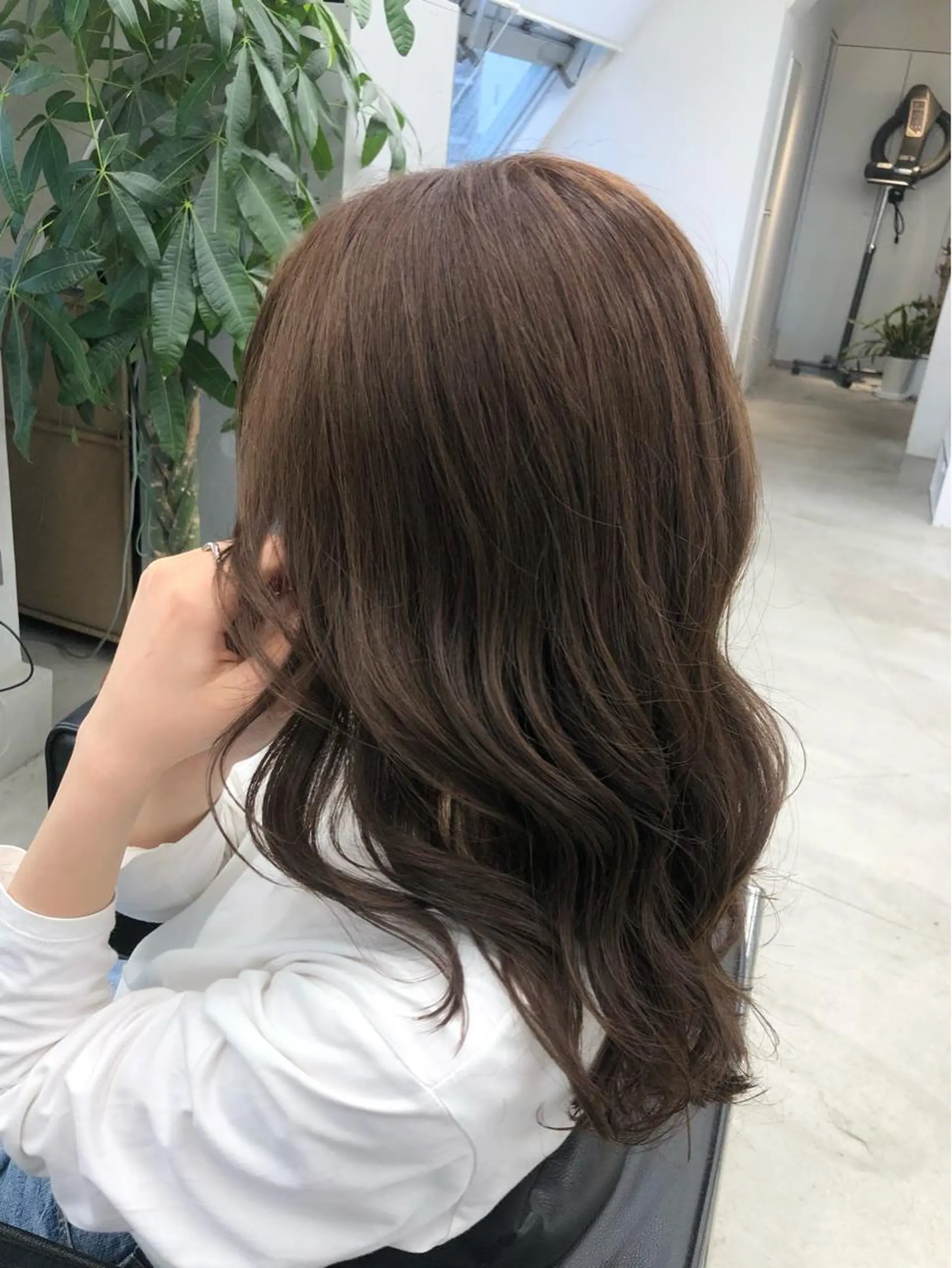セミロング 🌼渋谷韓国ヘア 桑尾幸奈🌼のヘアスタイル