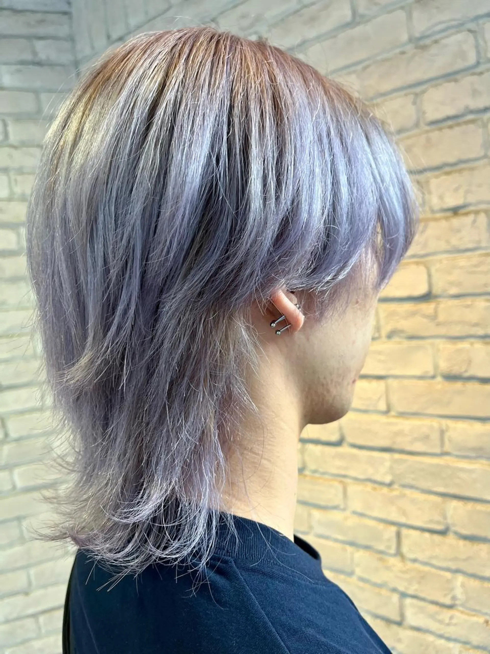 ミディアム 🫧ハイトーン個性髪 🫧マヤのヘアスタイル