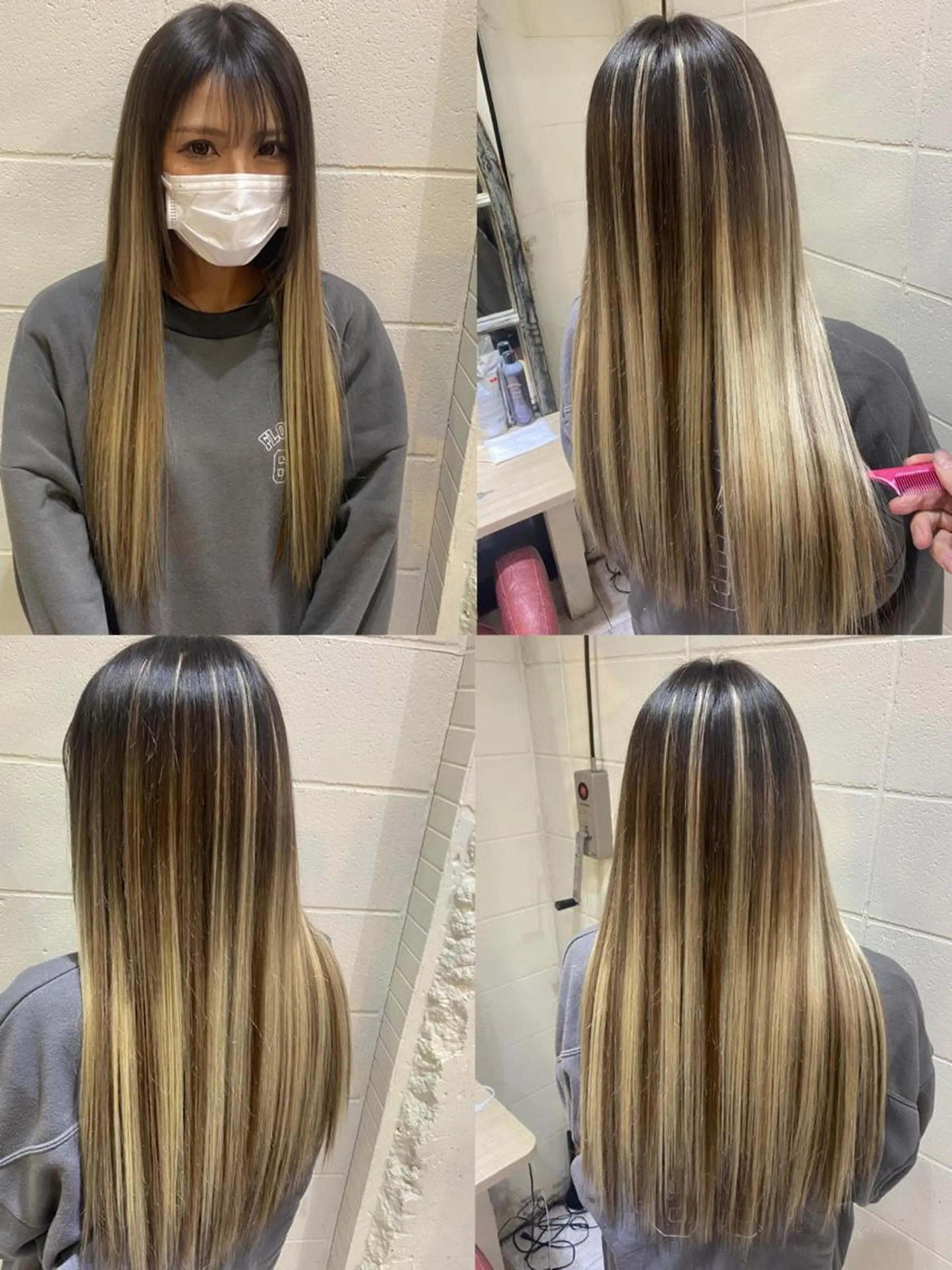 ロング カラー sherry所属・イズ ミのヘアスタイル
