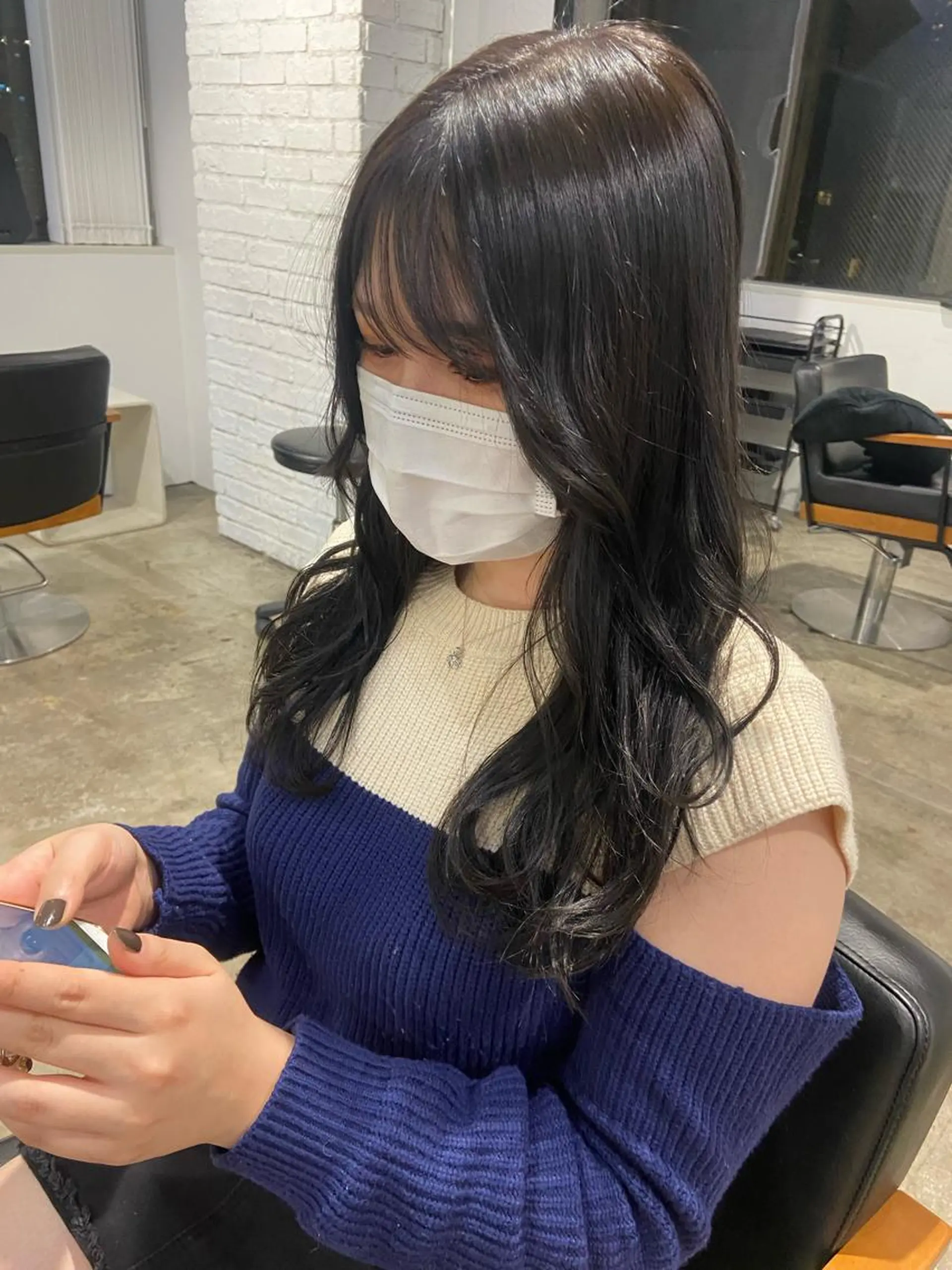 ロング カラー カット ヘアカラー トリートメント 🪽似合わせカラー RENA.🪽🩶のヘアスタイル