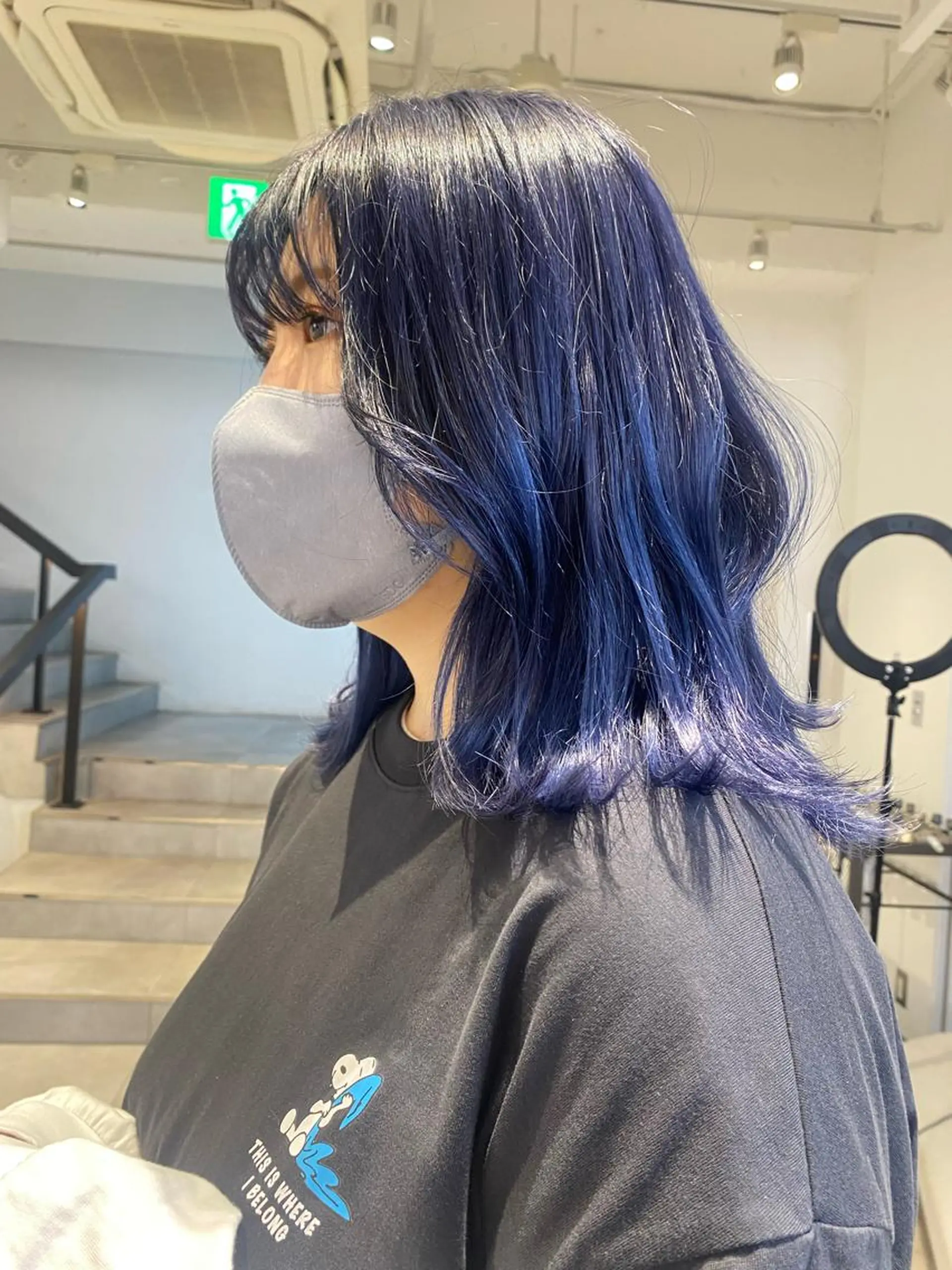 カラー 酸性ストレート・ メンズ 三原 楊子のヘアスタイル