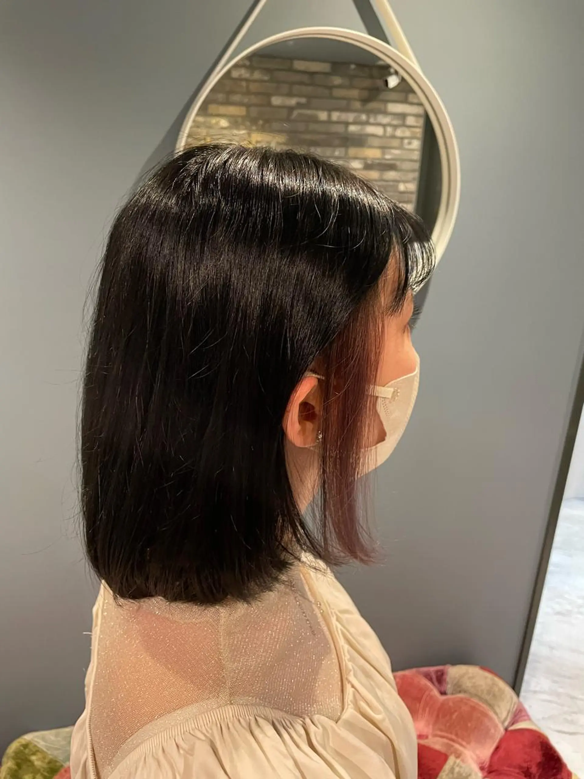 ミディアム 【艶カラー⠀】坂東 要のヘアスタイル