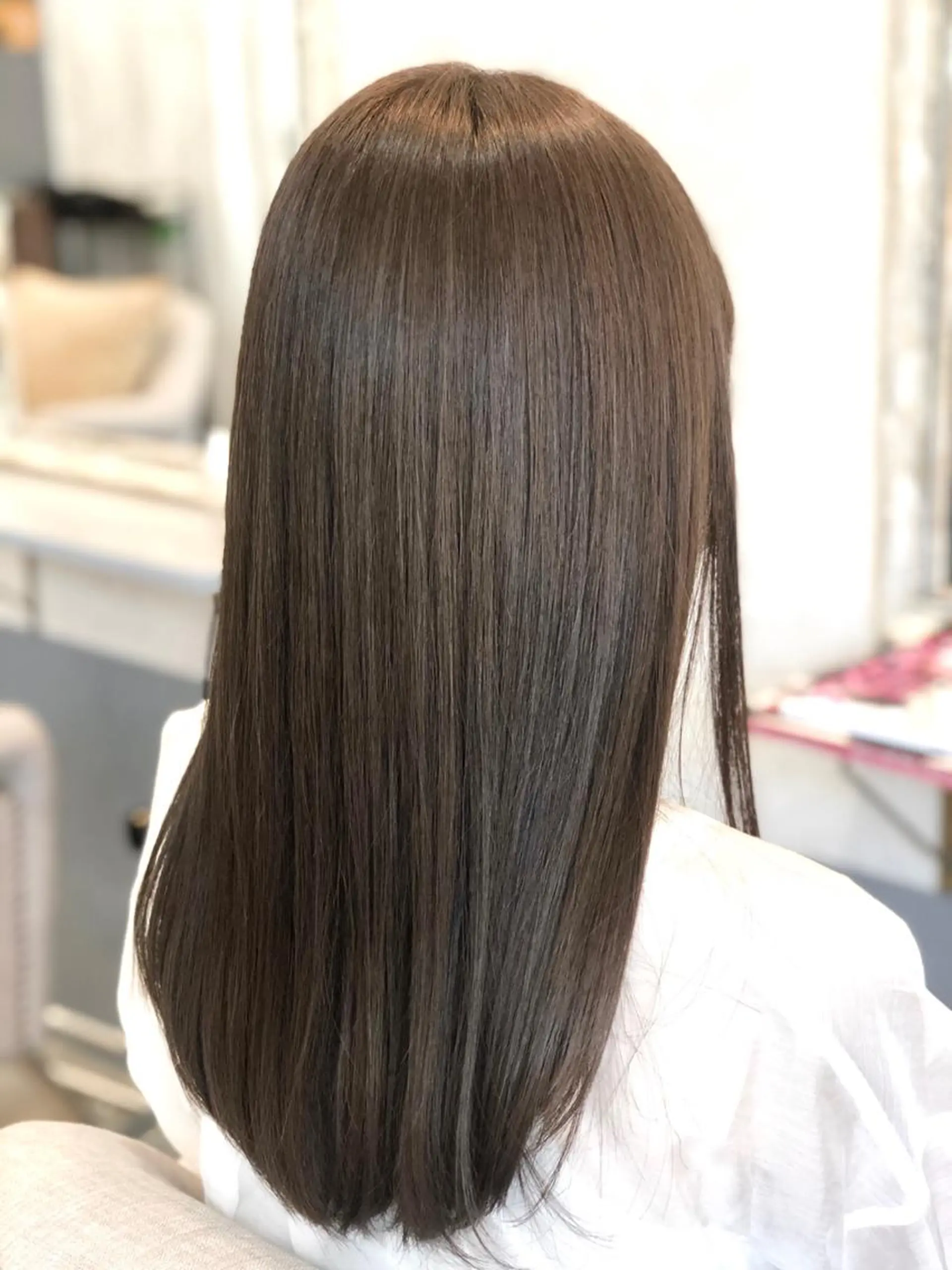 ロング カラー 髪質改善 カット ヘアカラー トリートメント 艶髪/髪質改善/ 縮毛矯正/北島のヘアスタイル