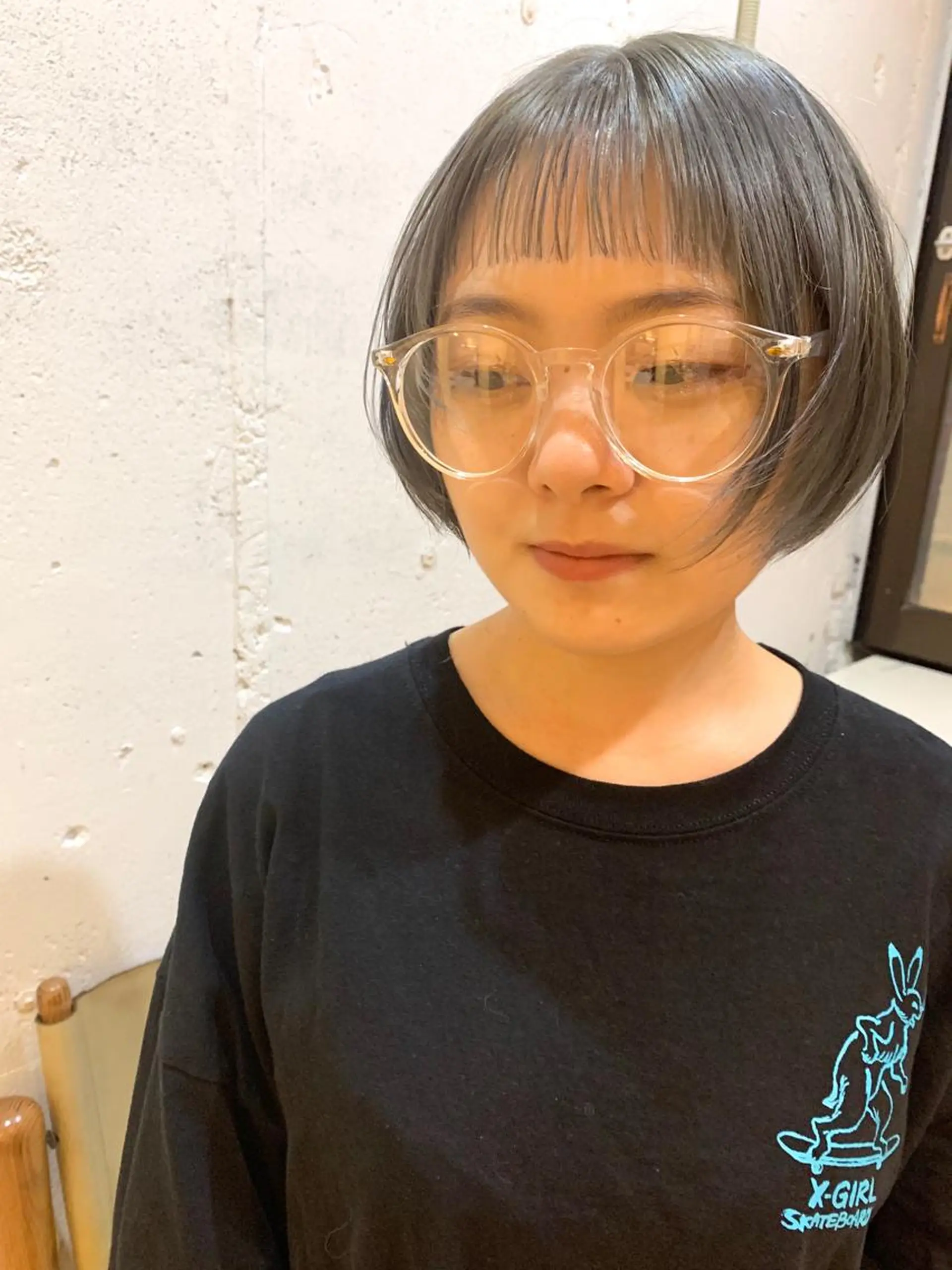 ショート カラー 透明感カラー Fuuu《フゥ》所属・シノザキ シンゴのヘアスタイル