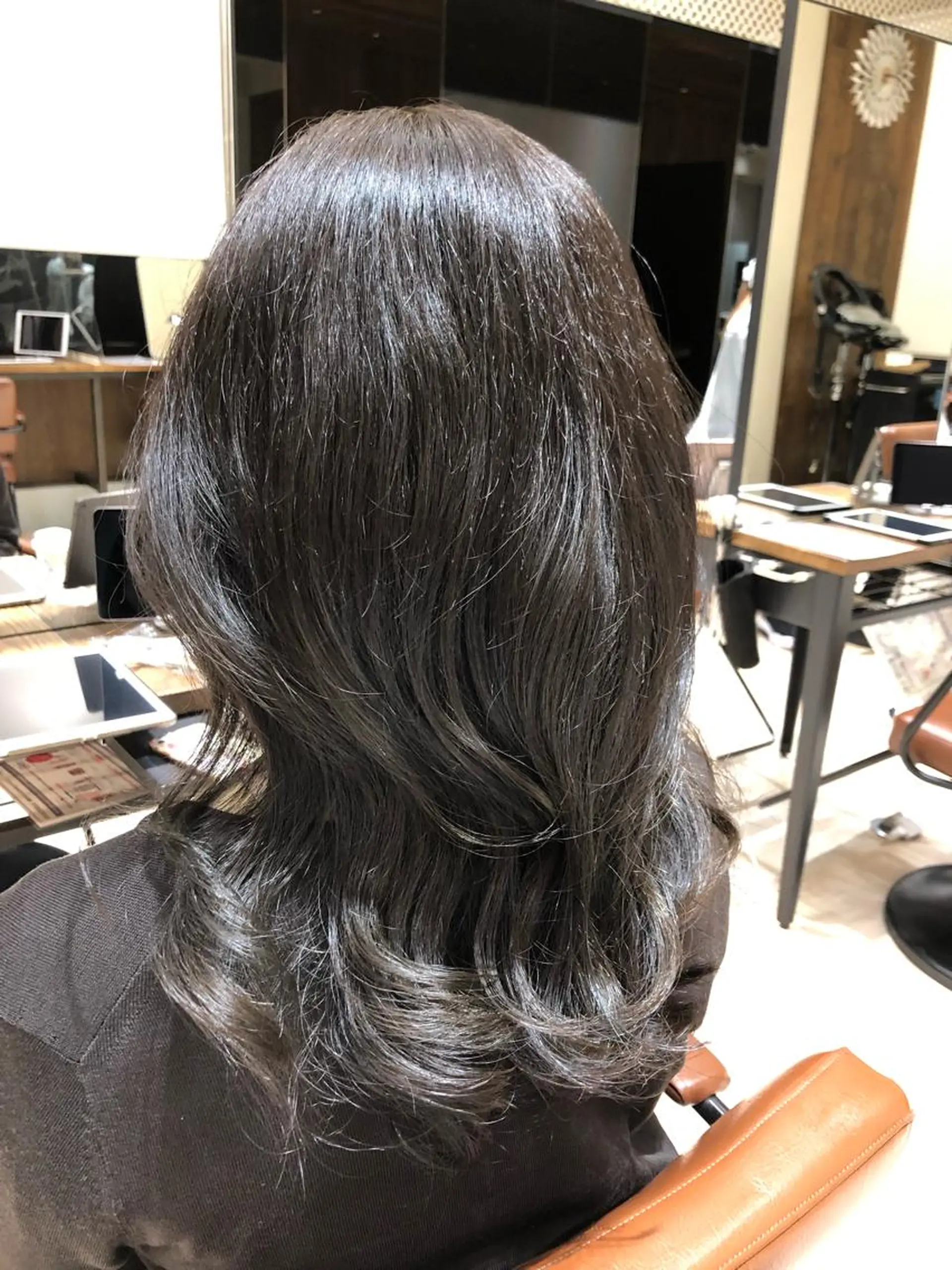 セミロング カラー ナチュラルくびれヘア /アレンジ伊藤彪真のヘアスタイル