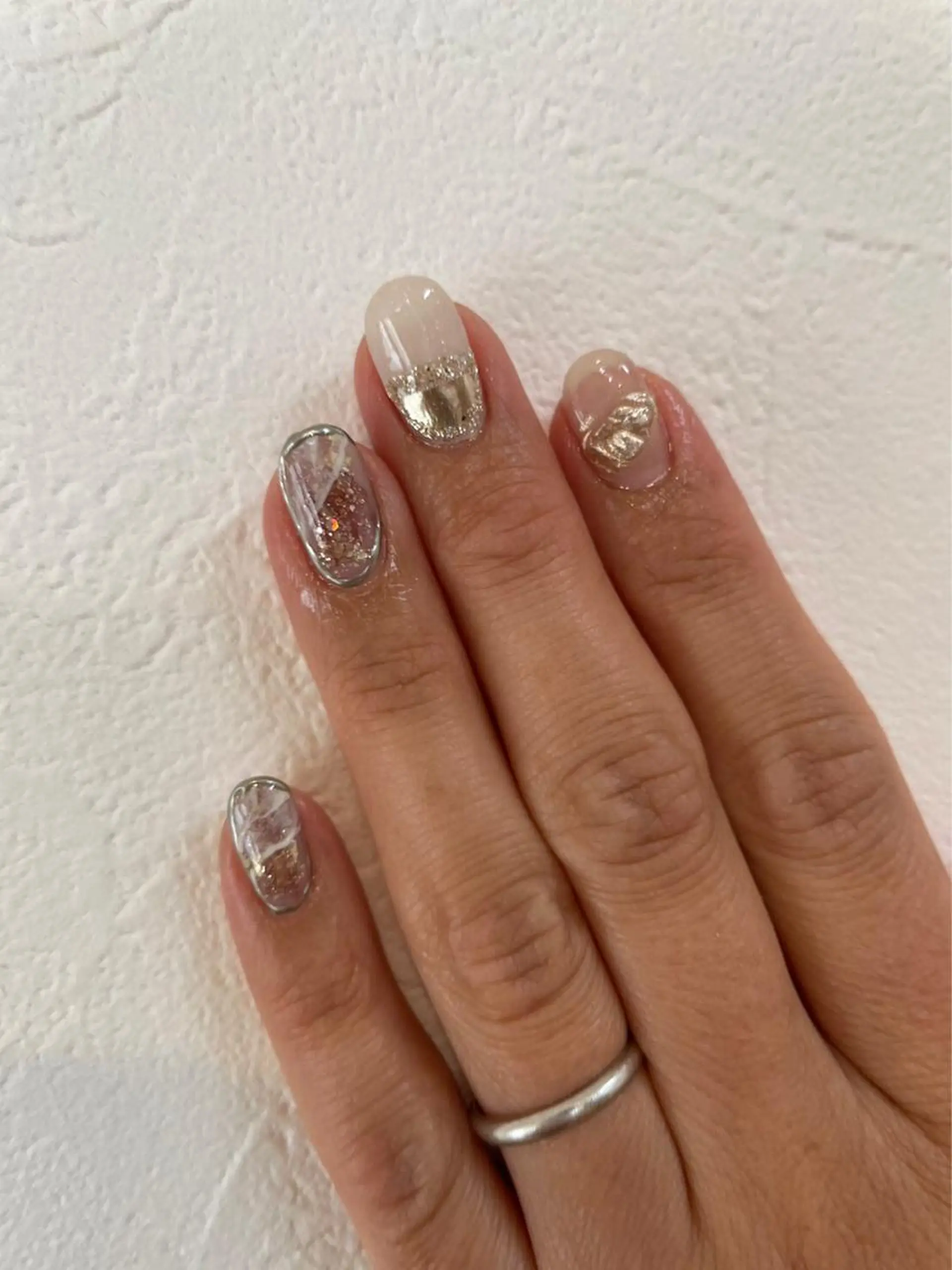 ネイル ニュアンスネイル tete __のネイルデザイン