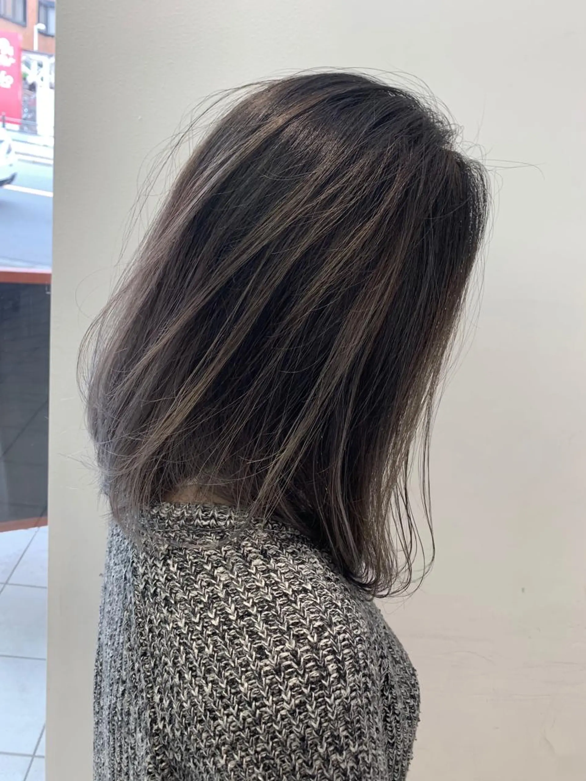 ミディアム カラー ヘアアレンジ 竹井 寛喜のヘアスタイル