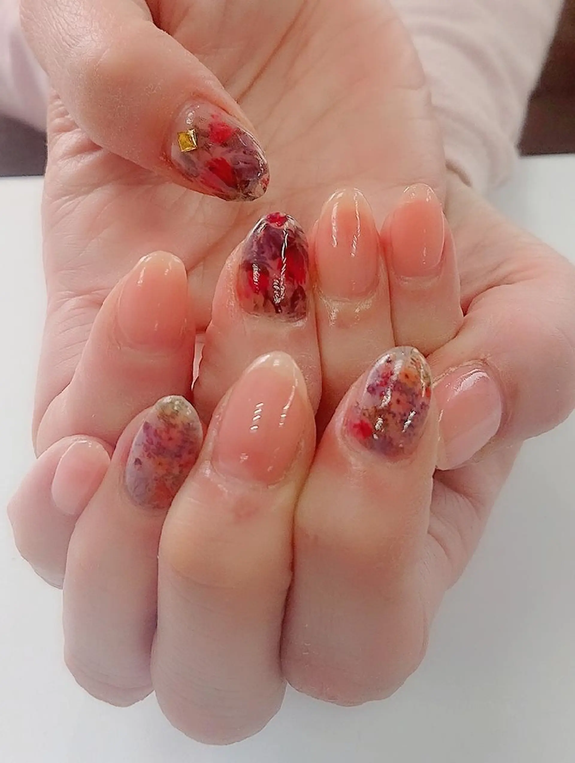 ネイル アートネイル 🍒当日もOK🍒 𝑳𝑼𝑵𝑨花井のネイルデザイン