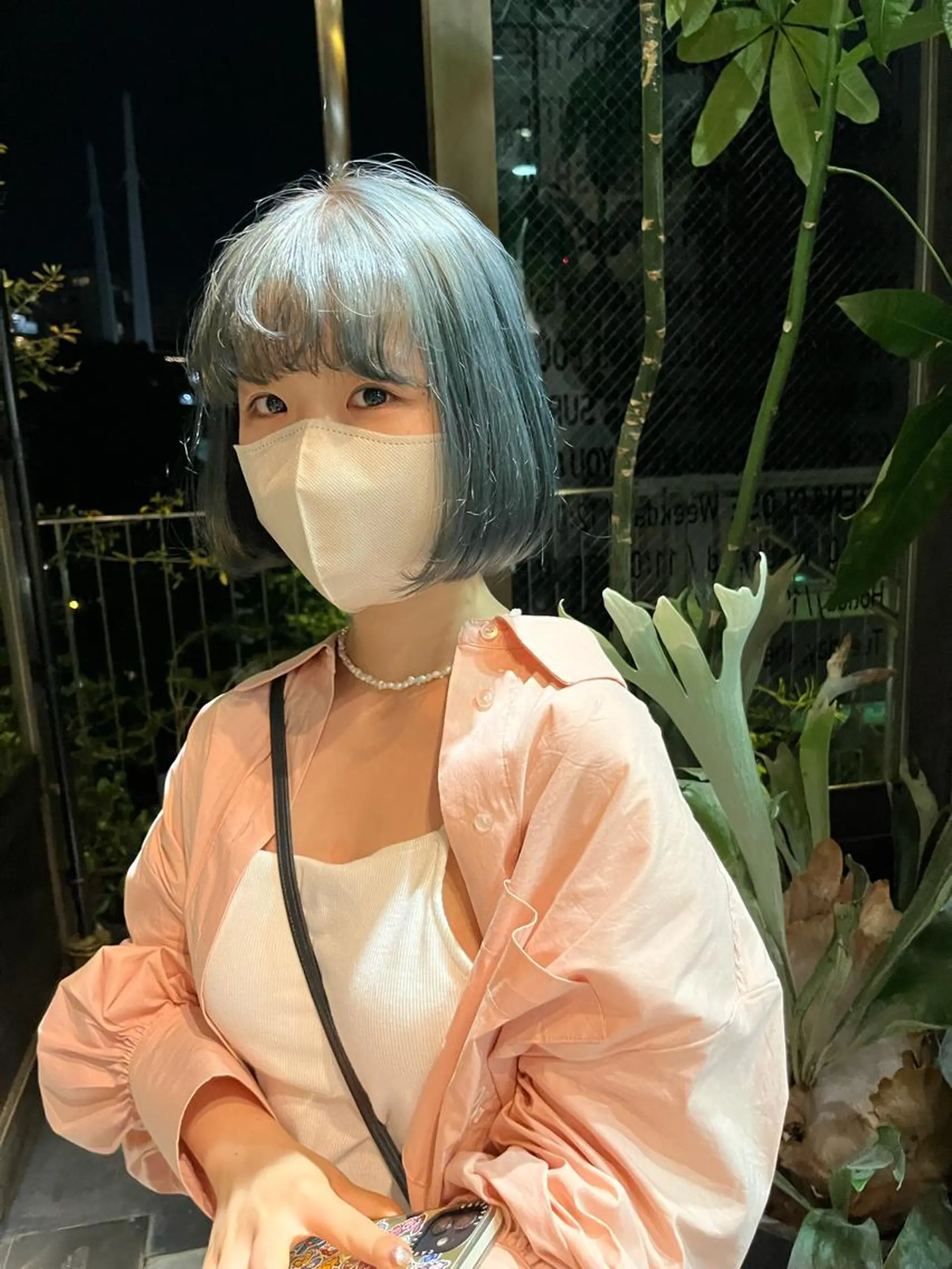 ショート ボブ/ベージュ/ パーマ🪿近森ゆいのヘアスタイル