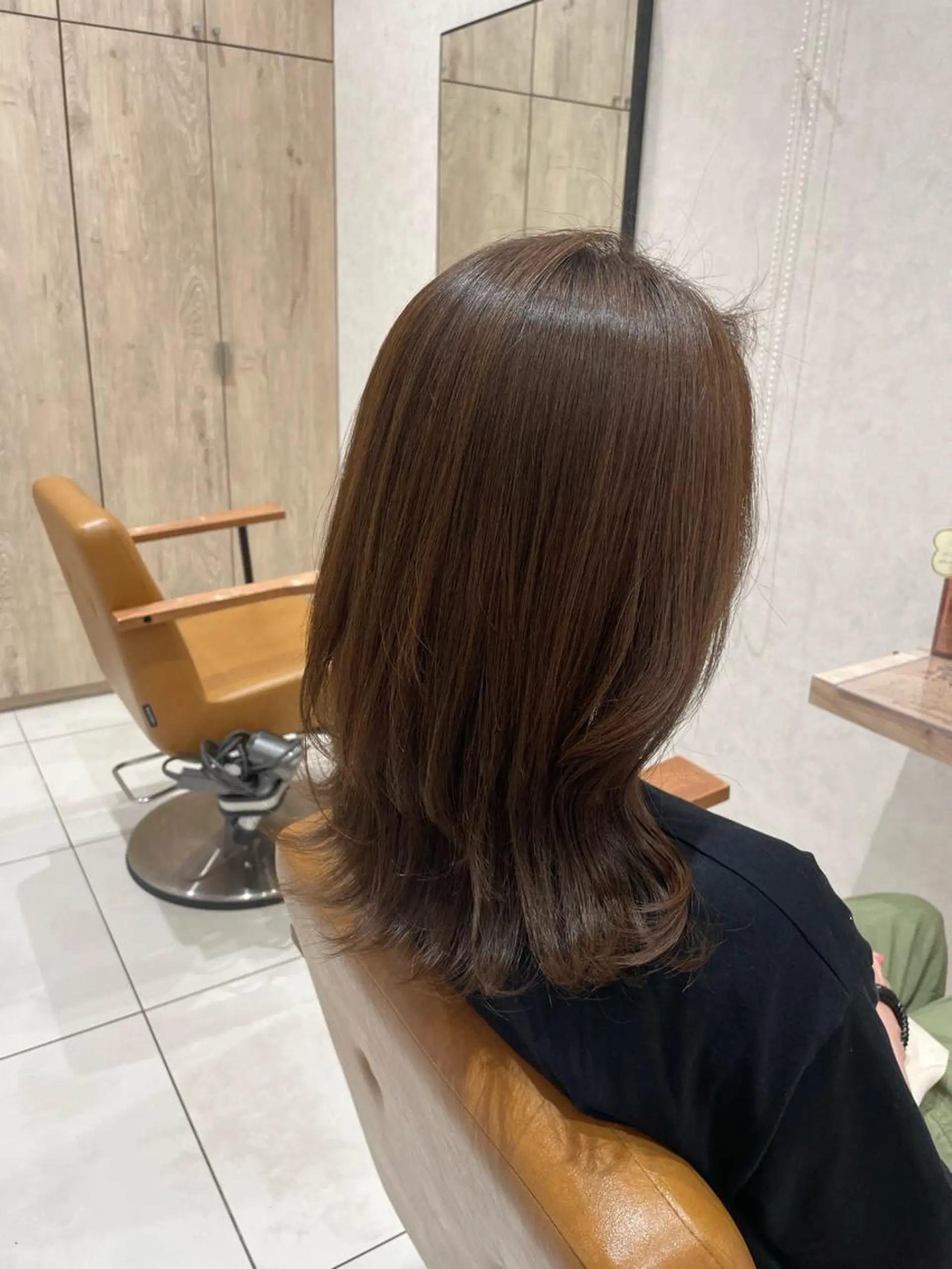 ミディアム 海老名で韓国風 HANA🌷のヘアスタイル