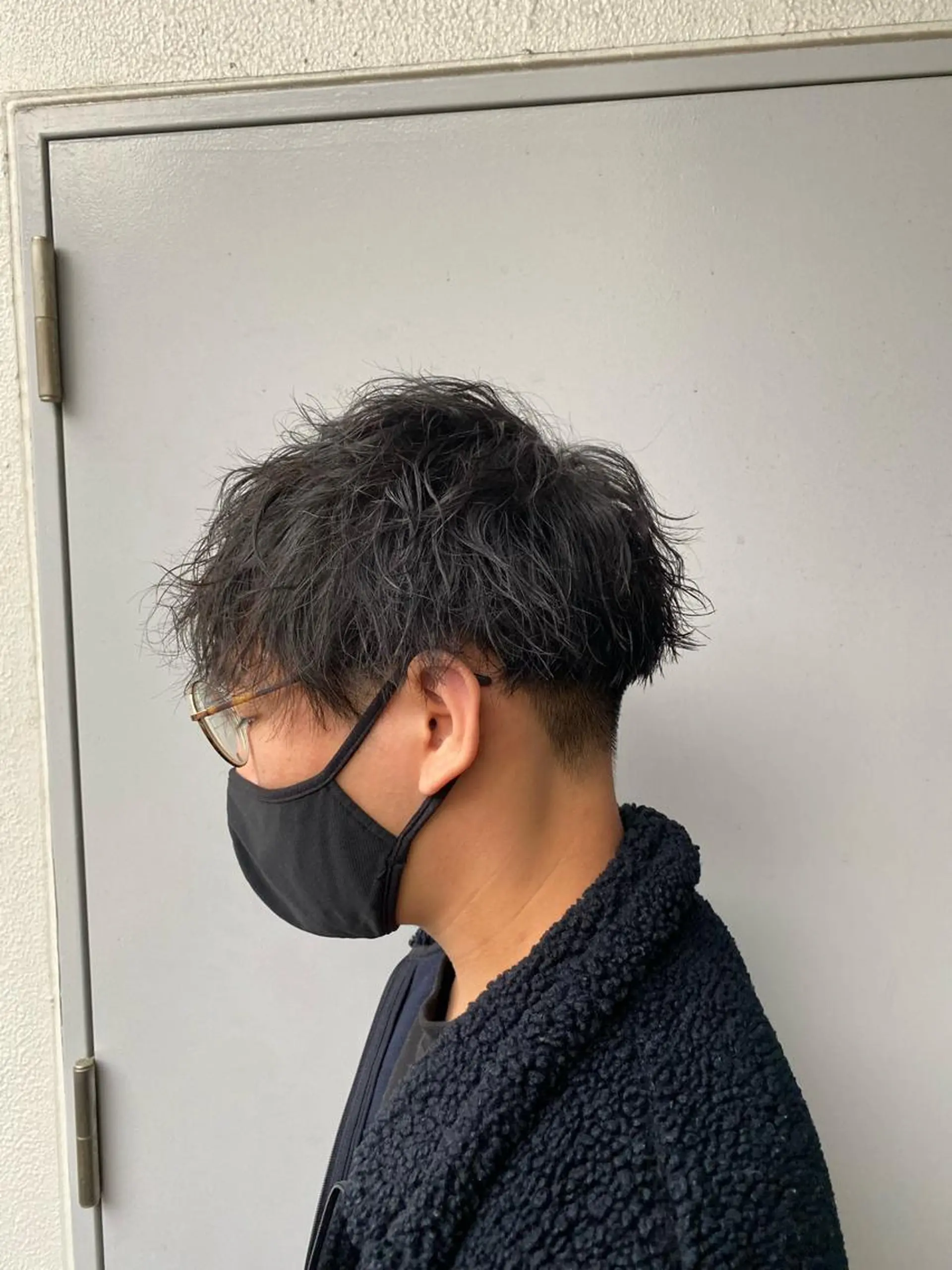 ショート パーマ メンズ 🟦ニュアンス/メン ズパーマ横浜🟦のヘアスタイル