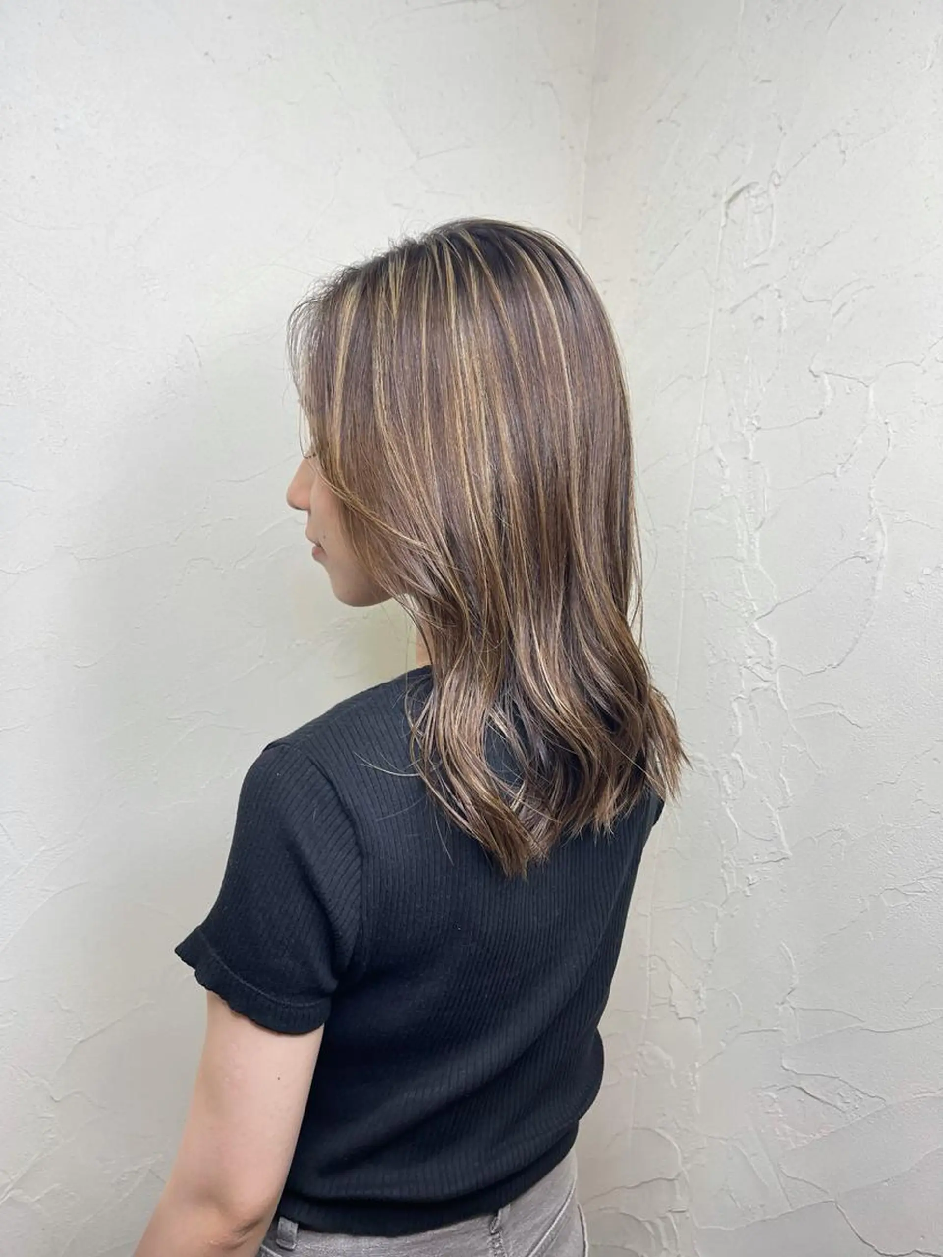 ミディアム カラー 韓国ヘア🫧艶カラー 🫧髪質改善/オオヤのヘアスタイル