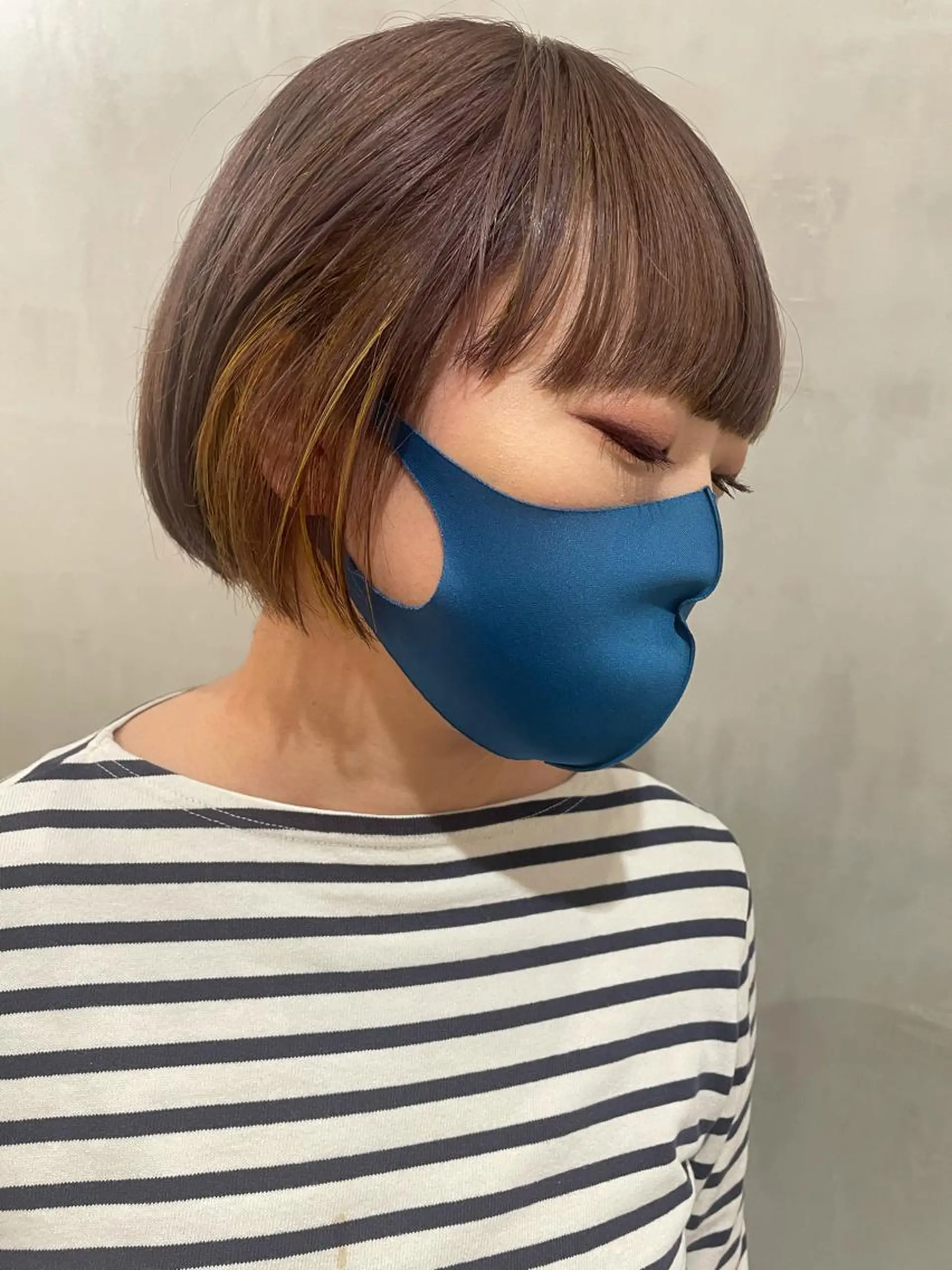 ショート カラー カット ヘアカラー トリートメント 優 作のヘアスタイル