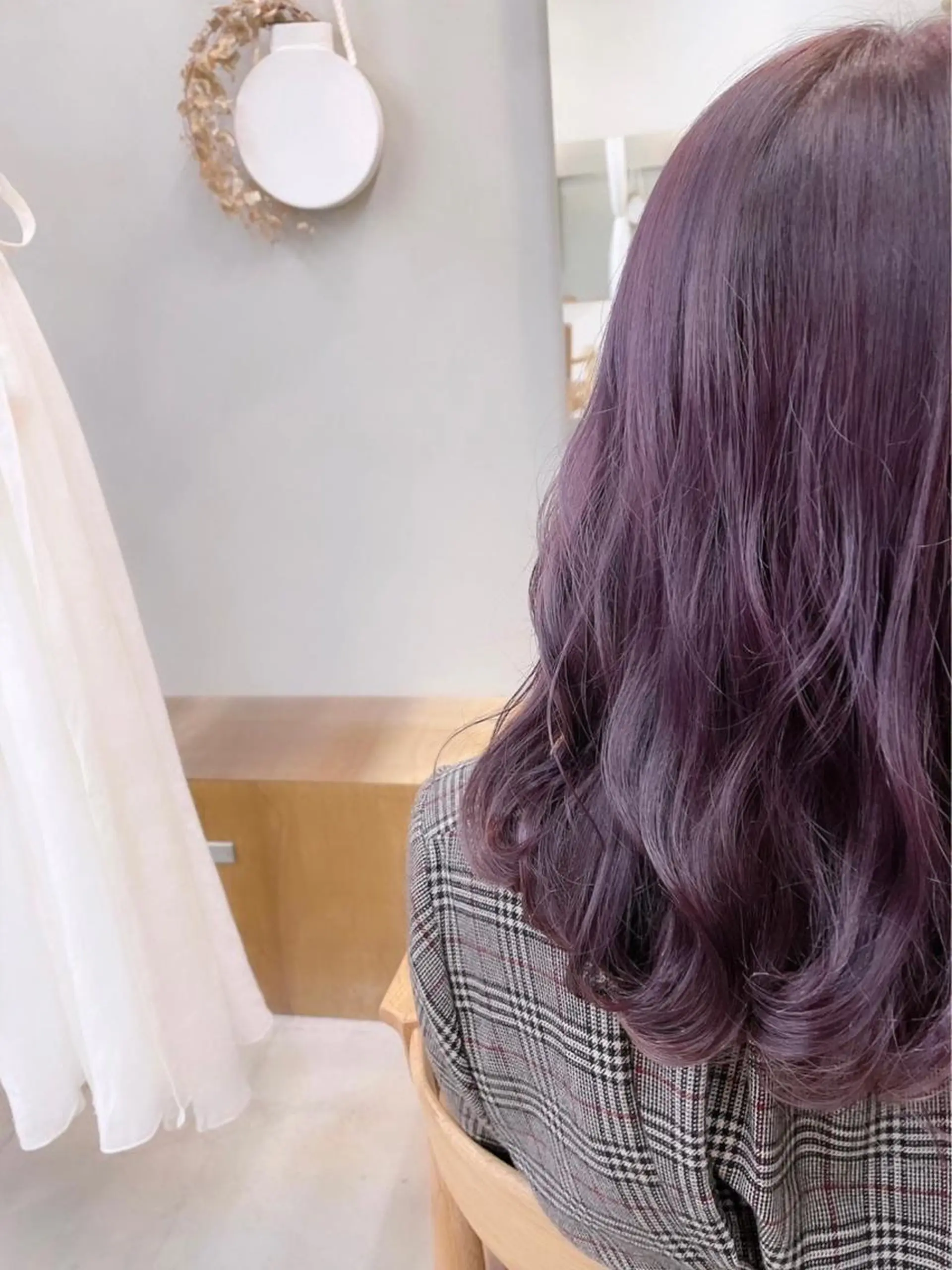 セミロング カラー 暖色カラー／ ヘアセット🌛櫻井舞のヘアスタイル