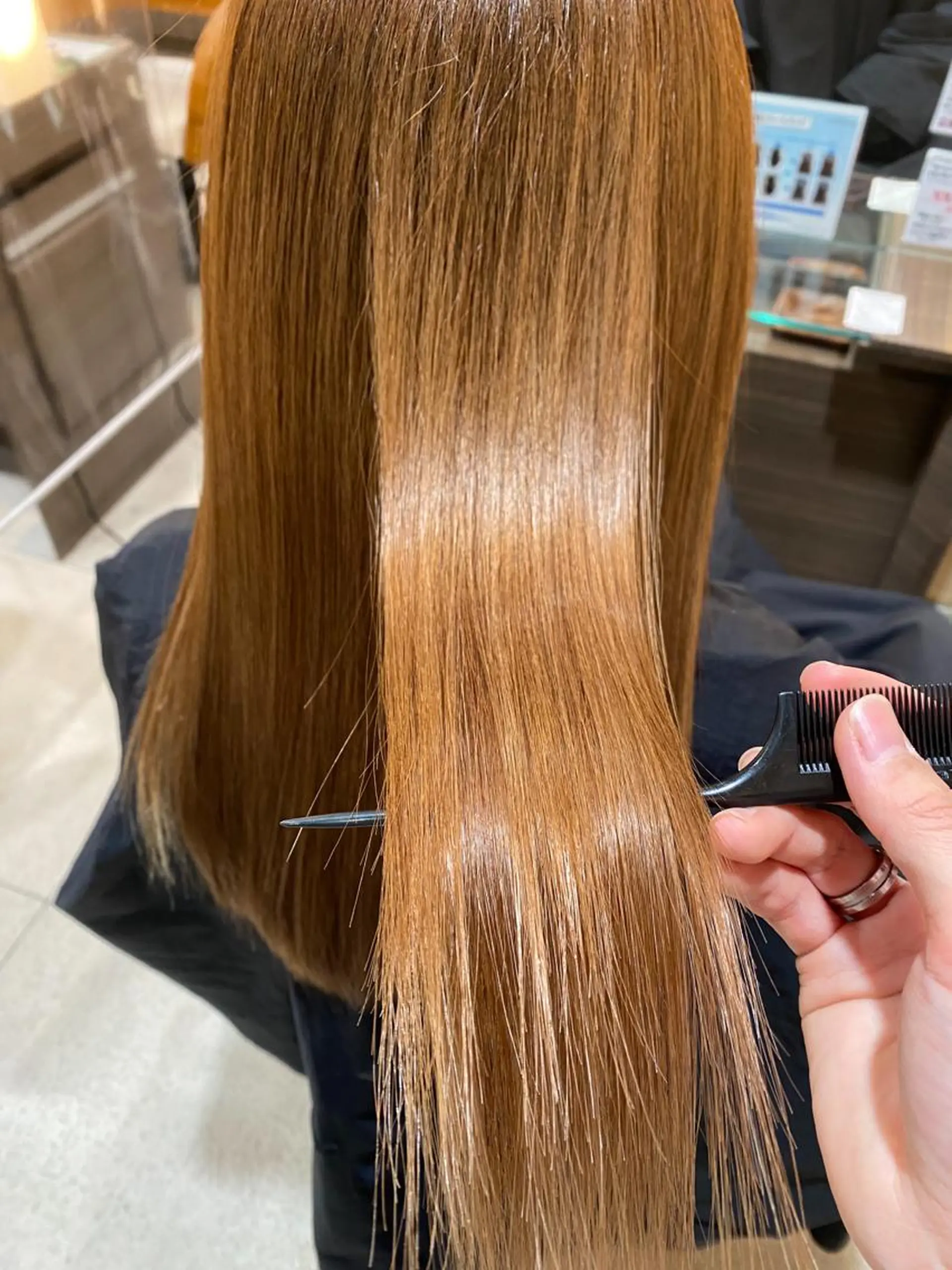 ロング トリートメント スパイラル波巻き パーマ井本汰壱のヘアスタイル
