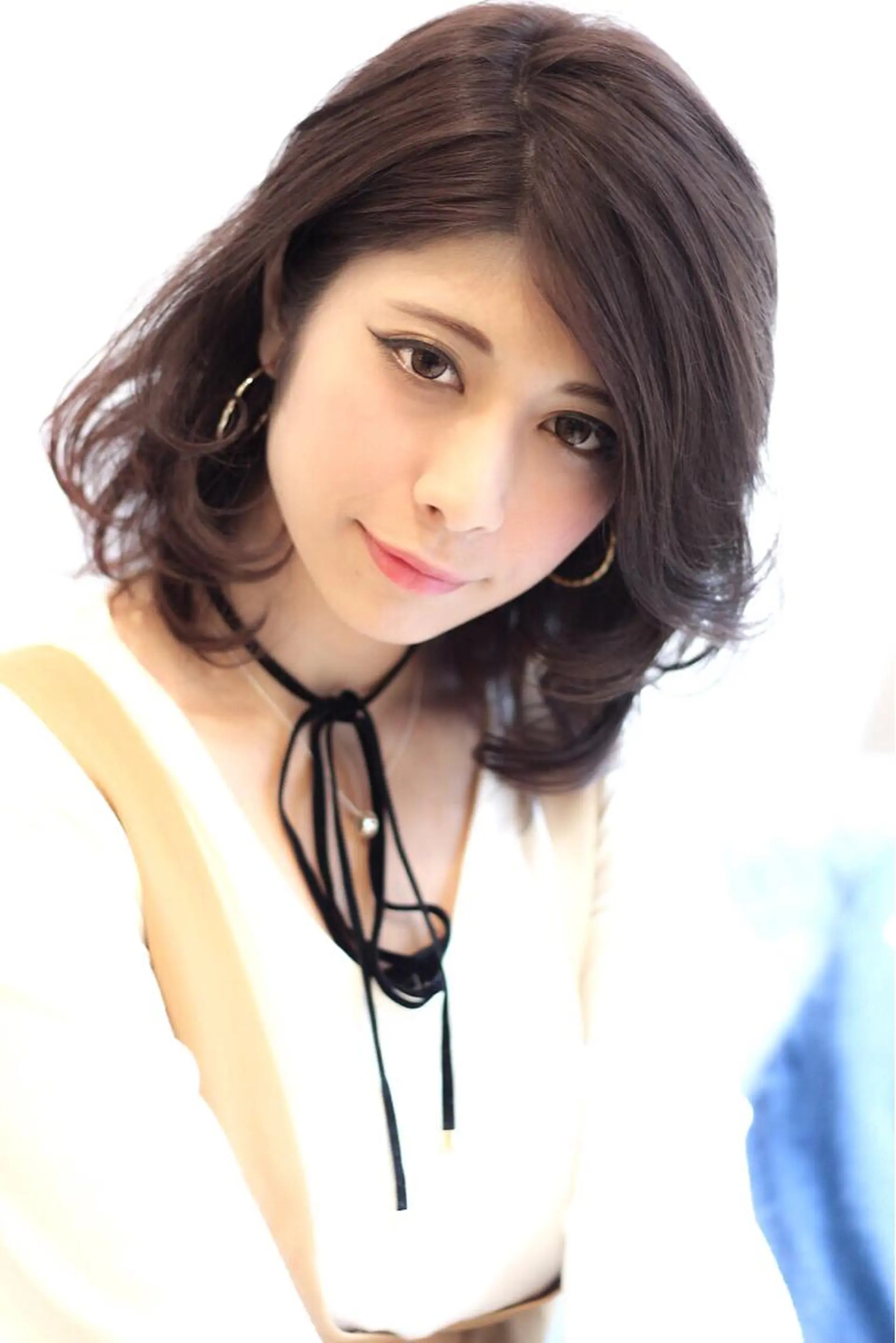 ミディアム レイヤーカット 南都 良太のヘアスタイル