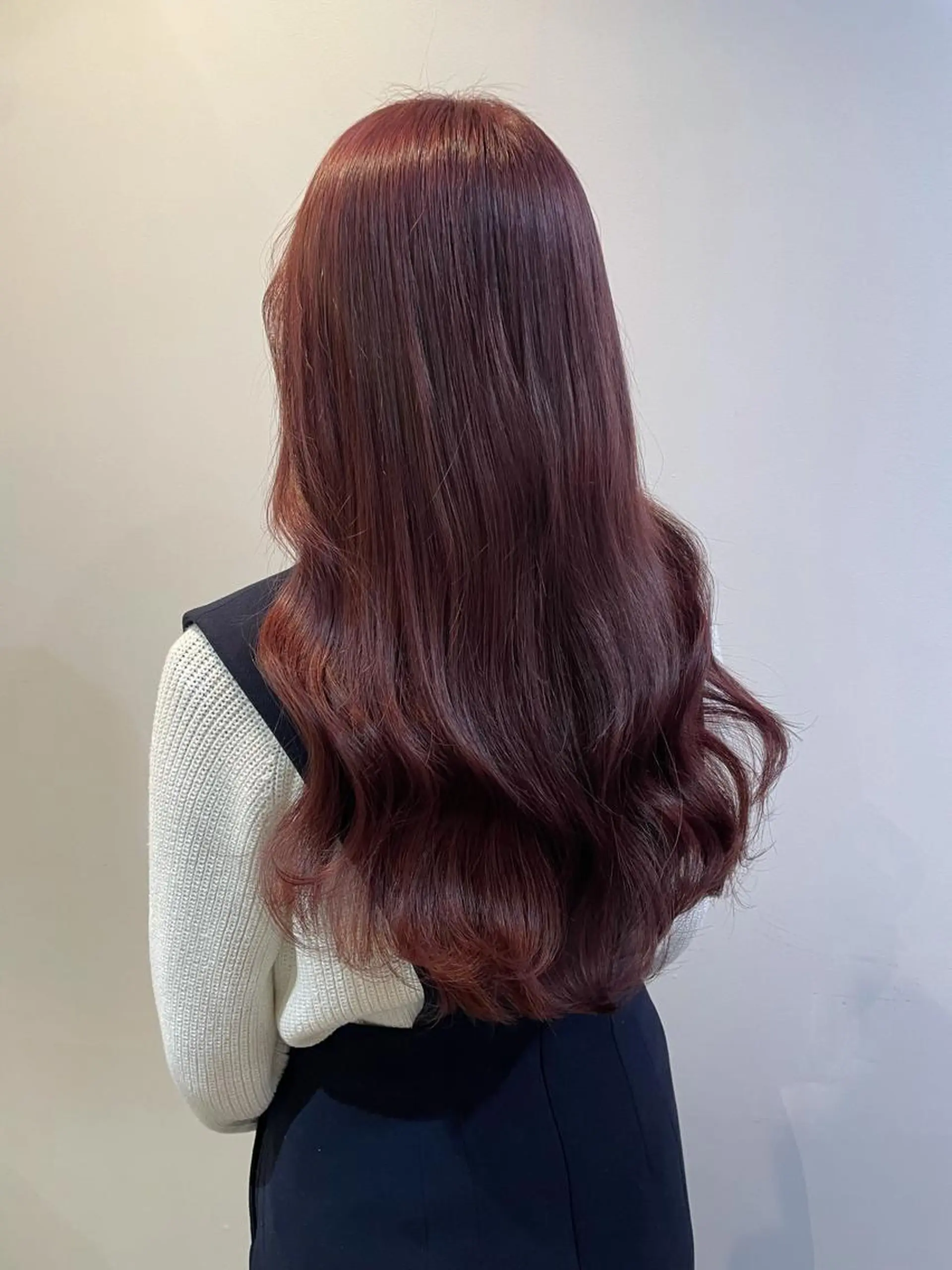 ロング カラー ラベンダーカラー ラベンダーピンク ピンクカラー カット ヘアカラー トリートメント 中目黒🌼 🌼ハナのヘアスタイル