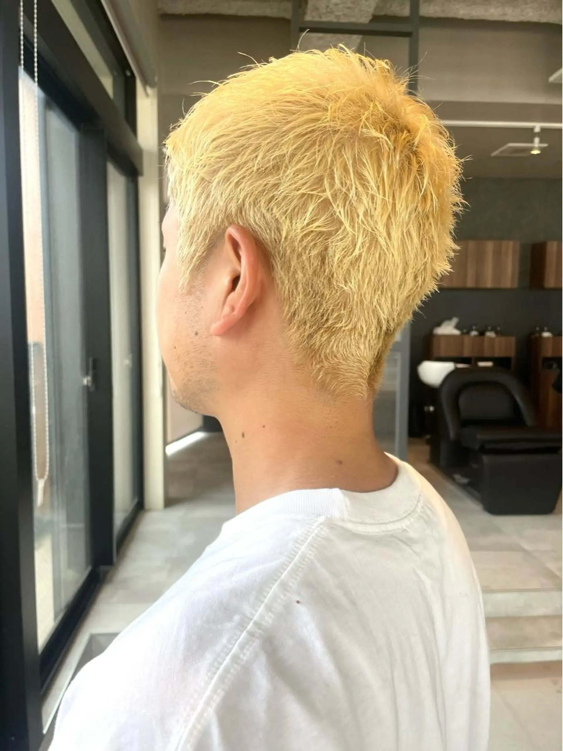 ショート カラー メンズ メンズブリーチ ブリーチ LUDIQUE【ルディック】所属・AKI ✄のヘアスタイル