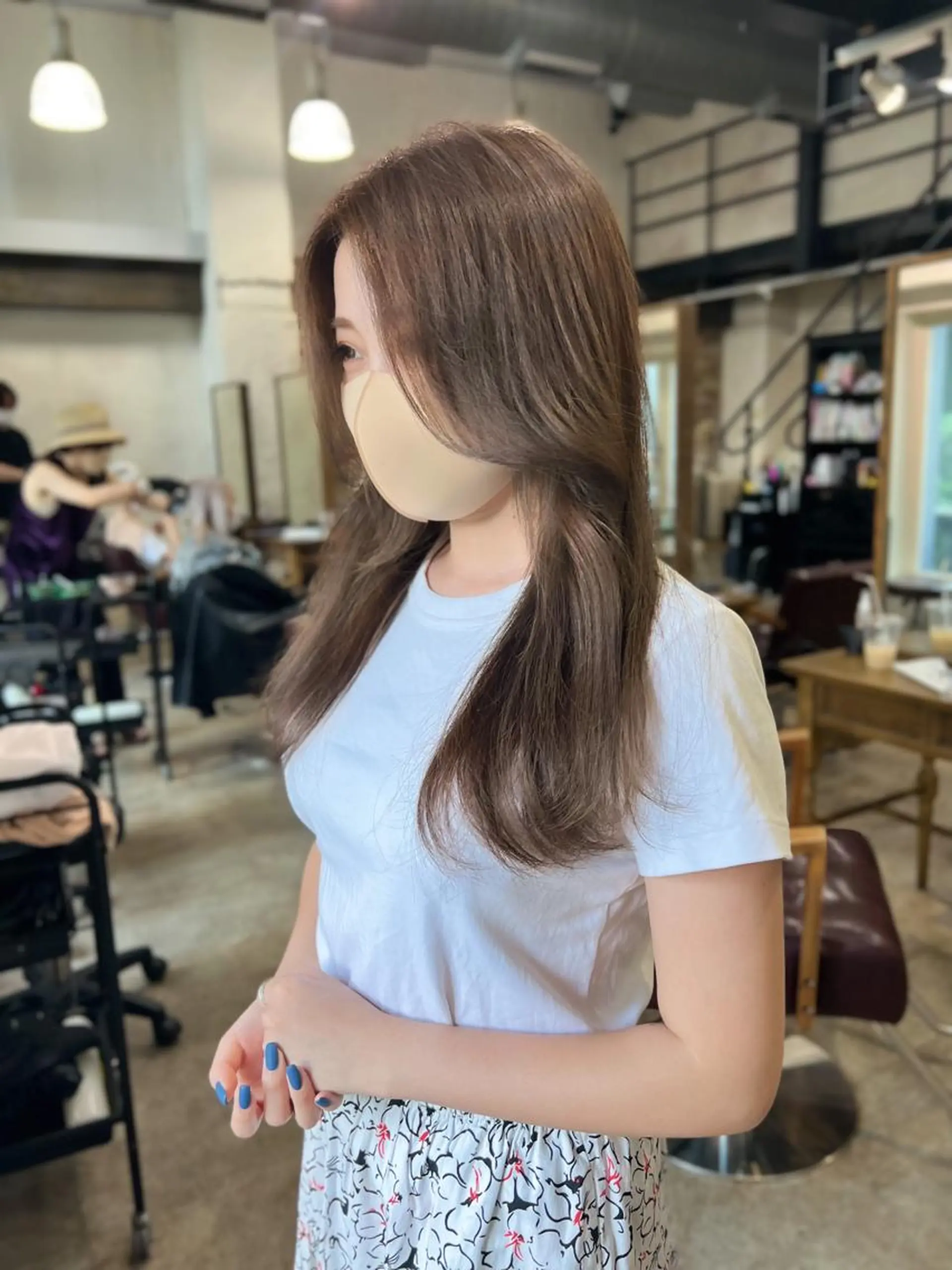 カラー ヘアカラー ✨ブリーチなし透明感 カラー✨松村 潤のヘアスタイル