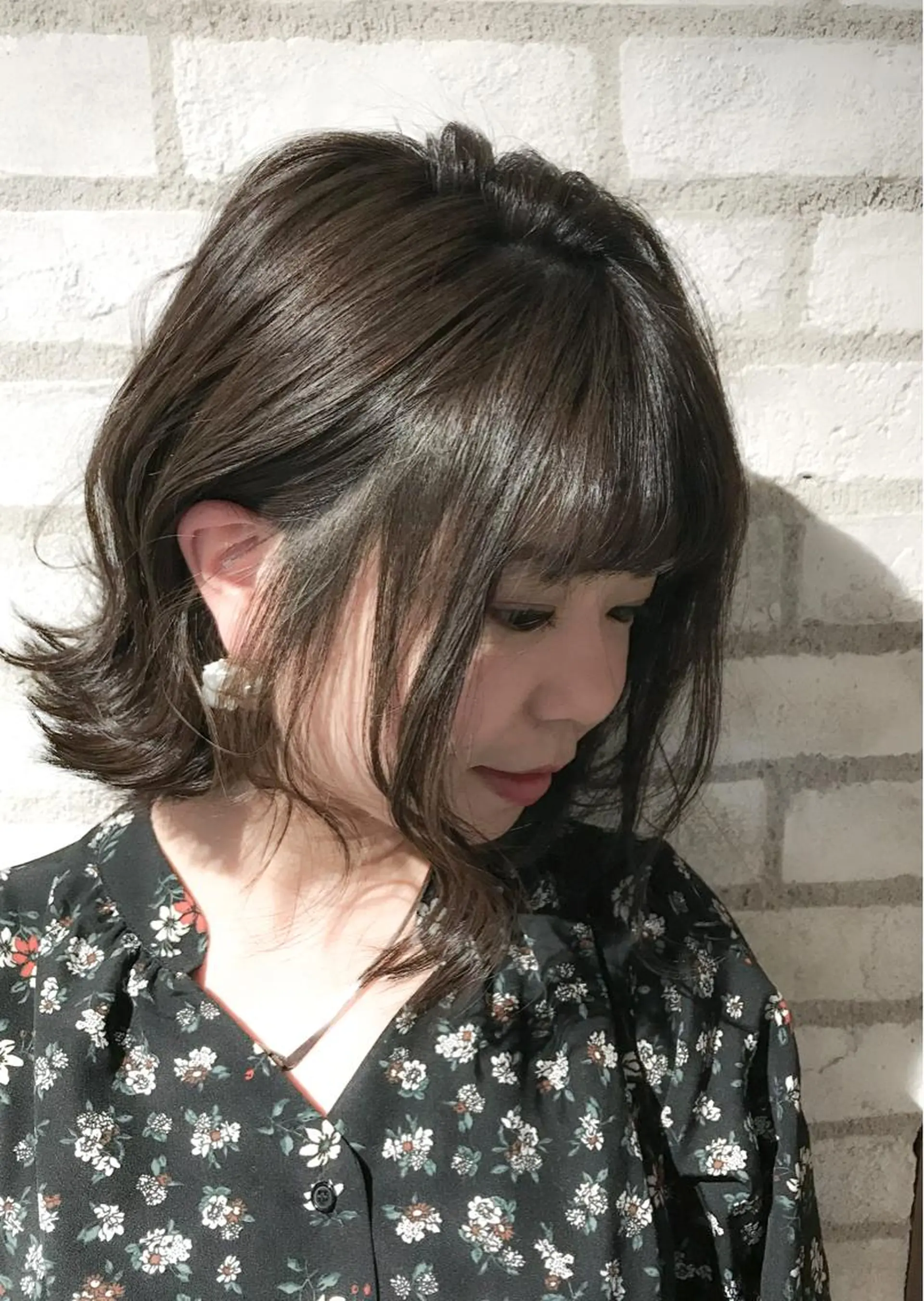 ショート ボブ 外ハネヘア ヘアカラー NICHE HAIR所属・🤎NICHE 🤎 🌈坂口拓斗🌈のヘアスタイル