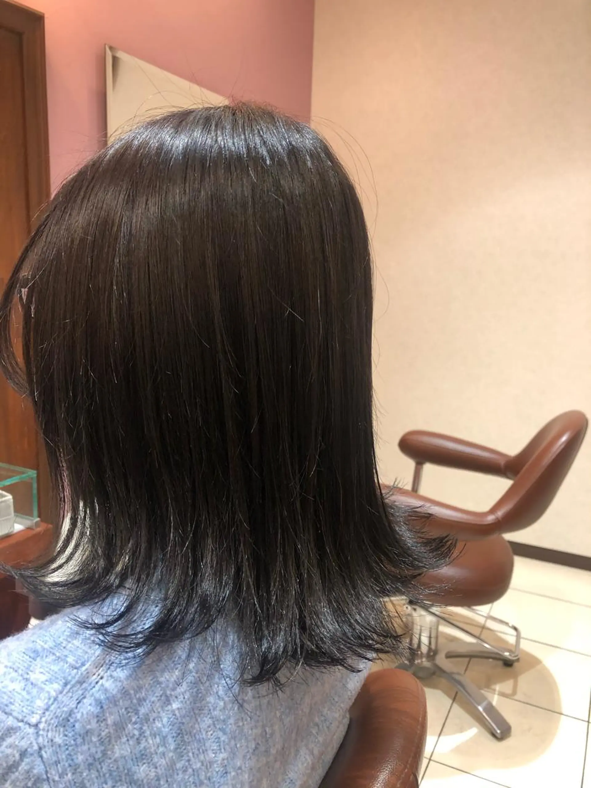 ミディアム カラー ブリーチ 大阪長居🌱野見山 卓也のヘアスタイル