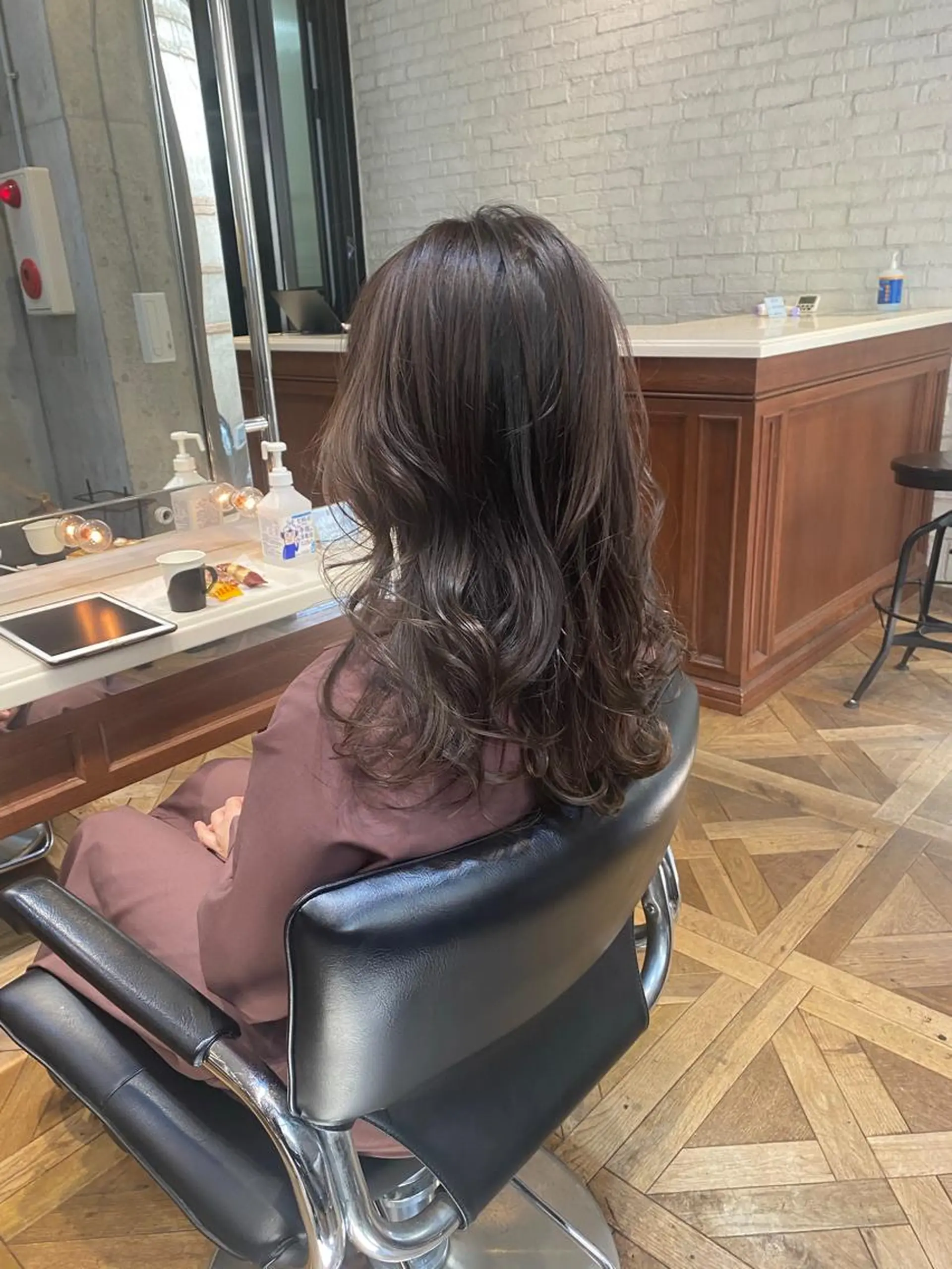ロング カラー パーマ ベージュカラー ピンクカラー ピンクベージュ ヘアカラー トリートメント LOTUS表参道所属・【代表】 🌟MASA🌟美髪のヘアスタイル