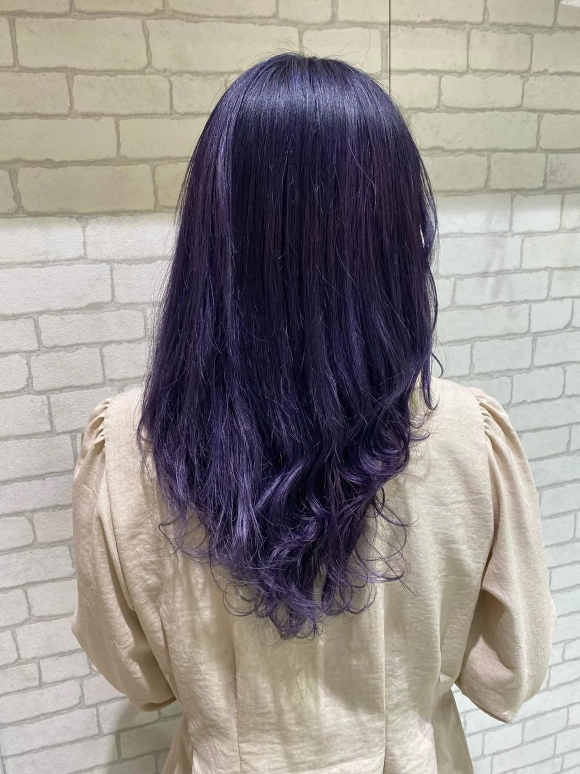 カラー アッシュ ブリーチ ラベンダーカラー ラベンダーアッシュ ヘアカラー 渡邉 理央のヘアスタイル