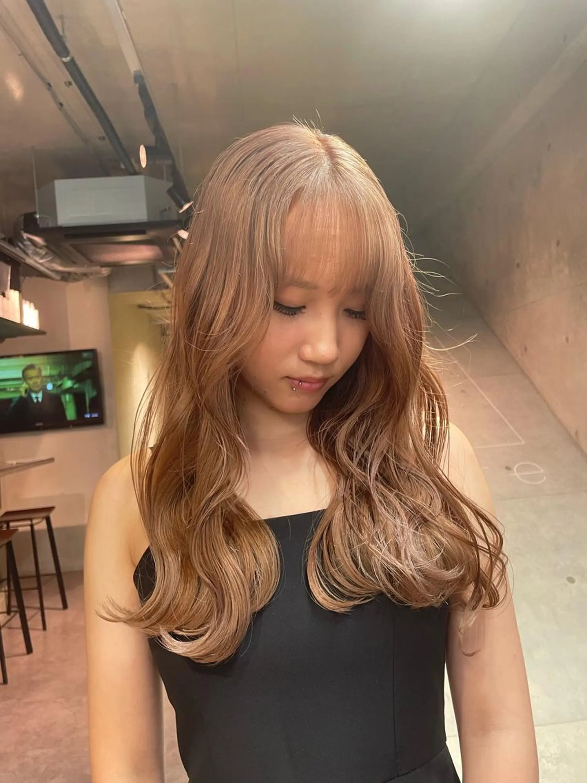 セミロング カラー ヘアカラー Wehlen所属・透明感カラー🌟 keisukeのヘアスタイル