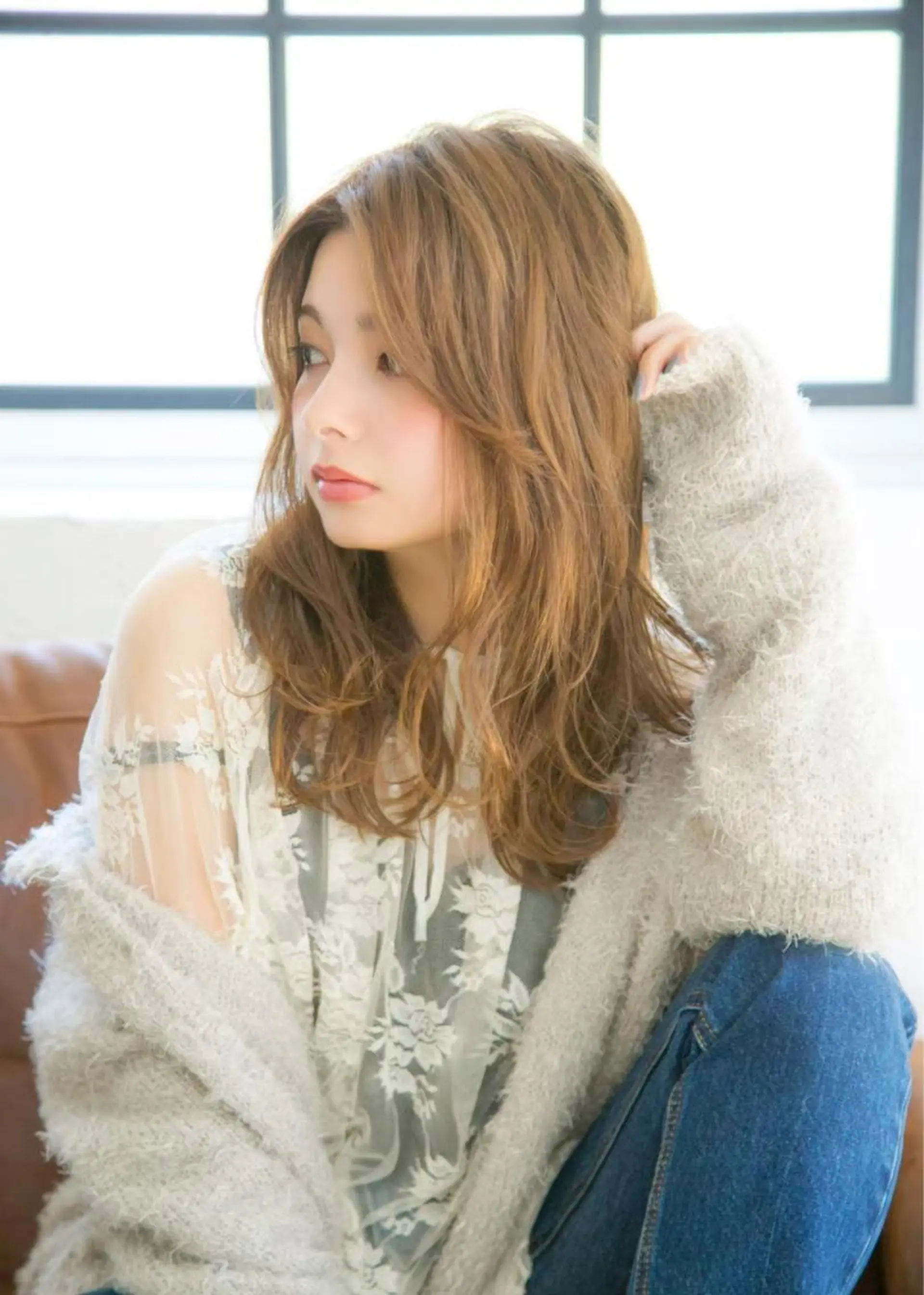 ロング カラー パーマ 🇰🇷韓国ヘア/ レイヤー/まさ❣️のヘアスタイル