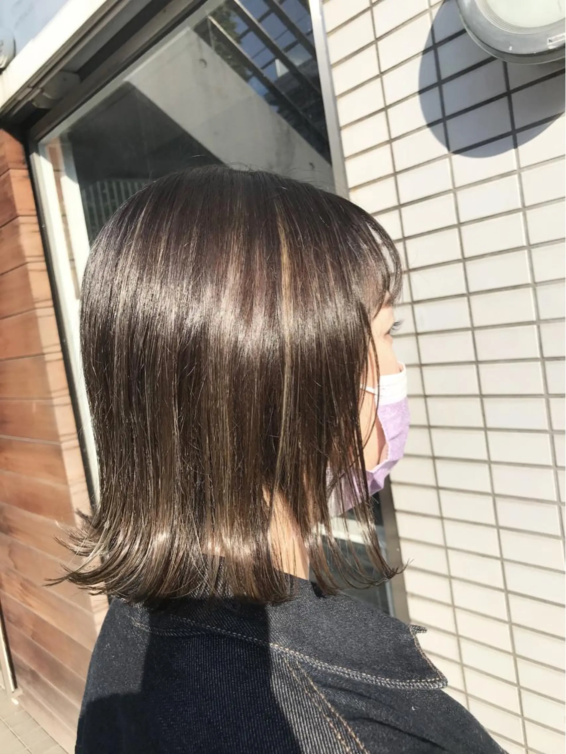 ミディアム カラー BEBE所属・ブリーチなし 透明感カラーKANAのヘアスタイル