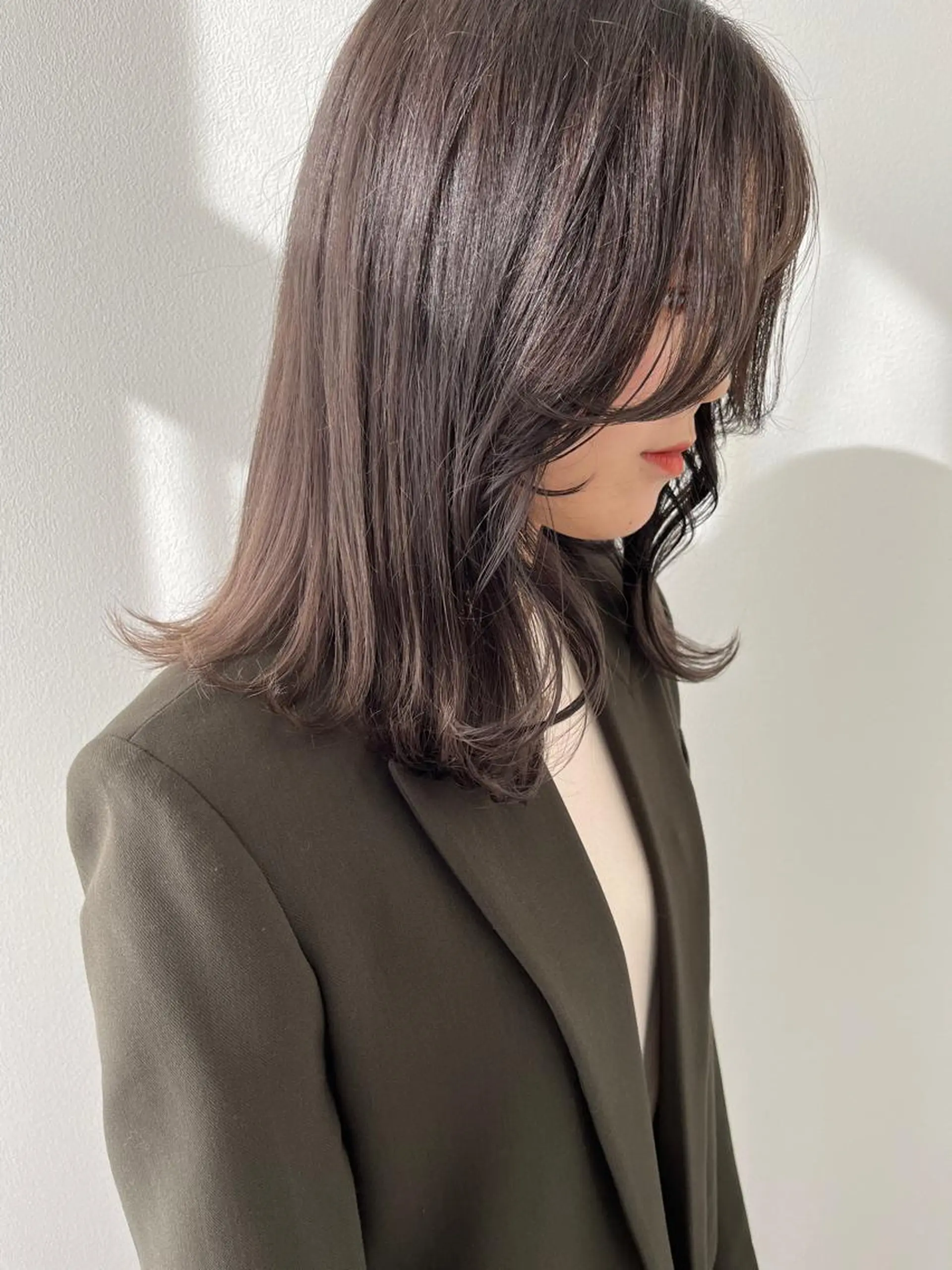 セミロング カラー ♡manami ♡のヘアスタイル
