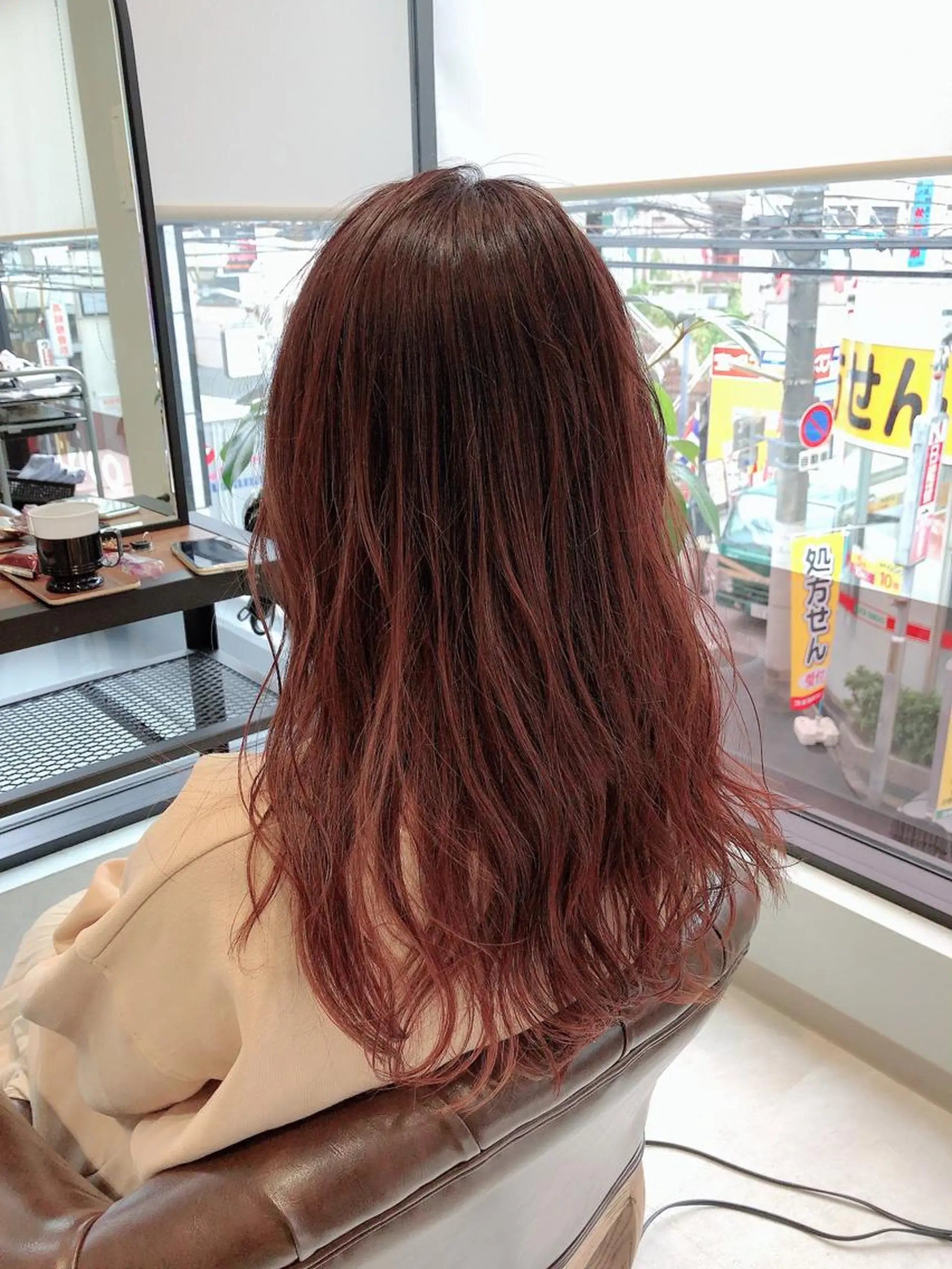 セミロング カラー 💎エクステ専門店 BIZE梅田🇰🇷のヘアスタイル