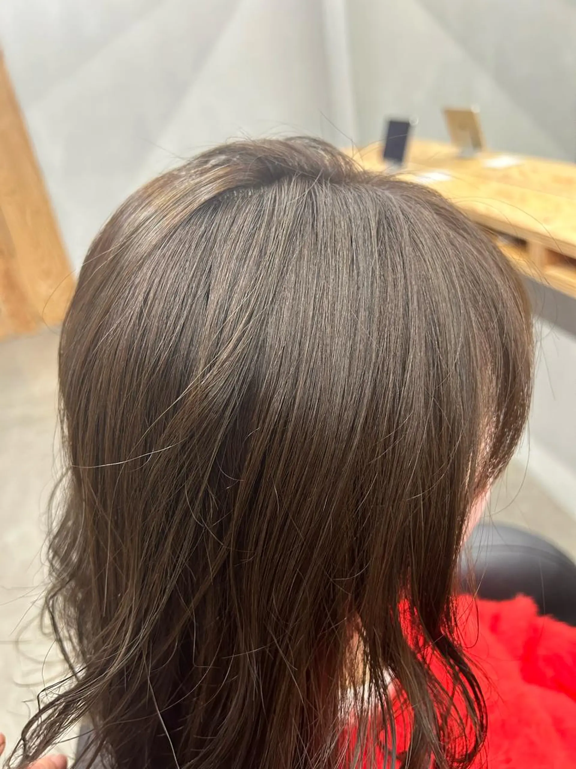 セミロング カラー ハイライトカラー ハイライト N/デザインカラー 🌿ナギのヘアスタイル