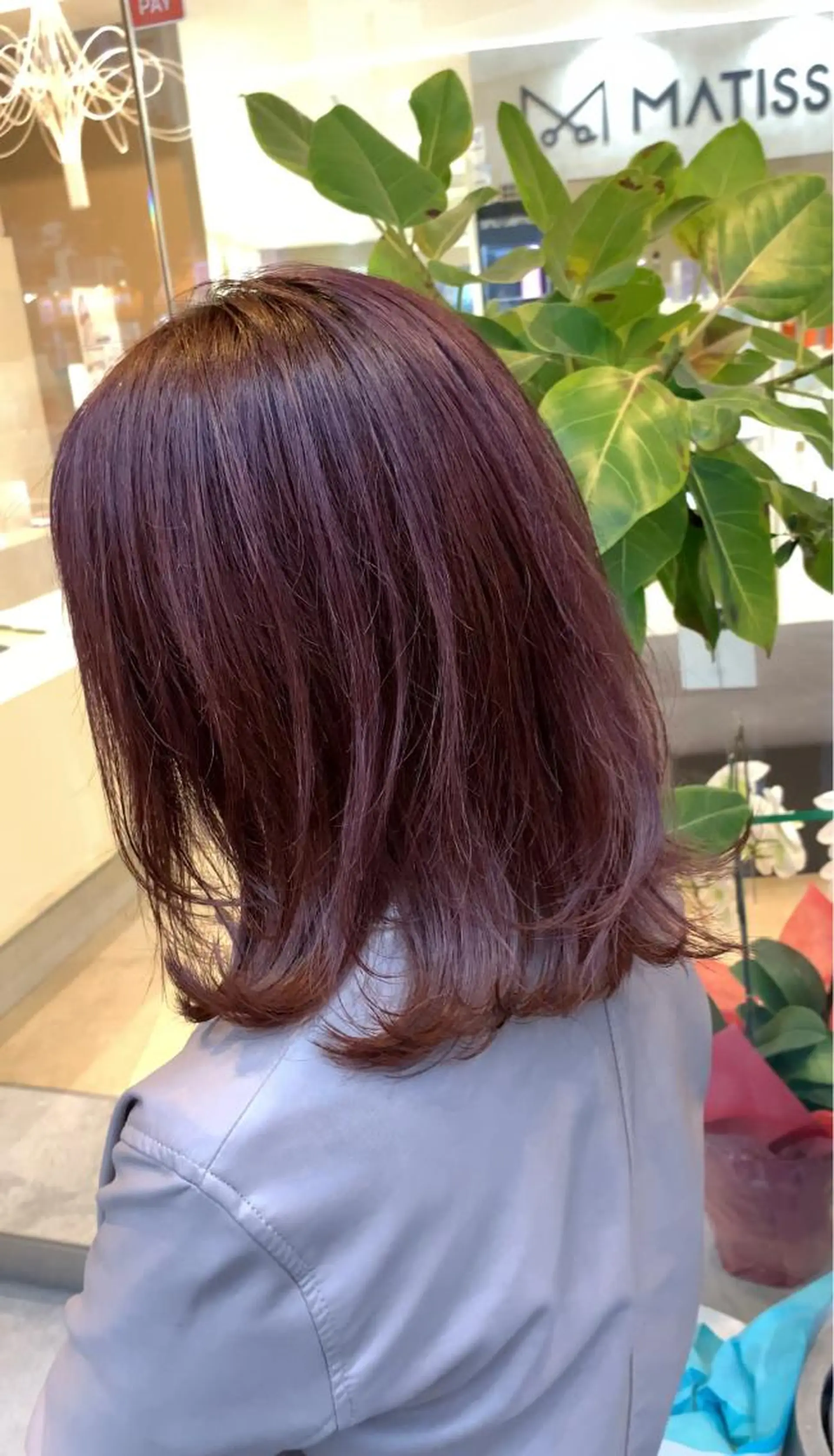 ミディアム カット ヘアカラー トリートメント ヘッドスパ 西新/siohair 似合わせ/石尾刻矢のヘアスタイル