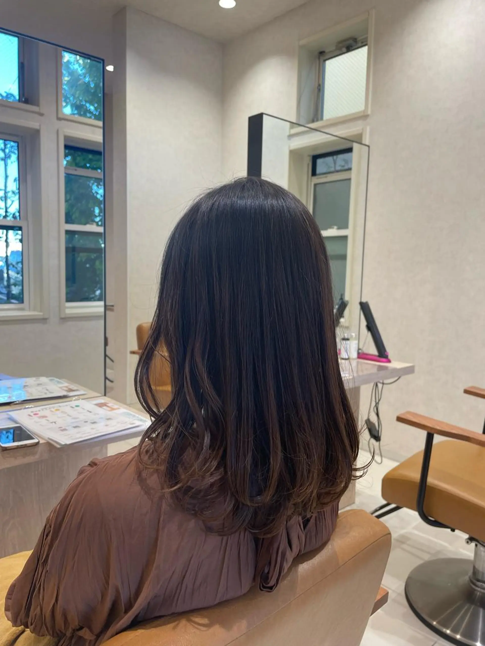 ミディアム 海老名で韓国風 HANA🌷のヘアスタイル