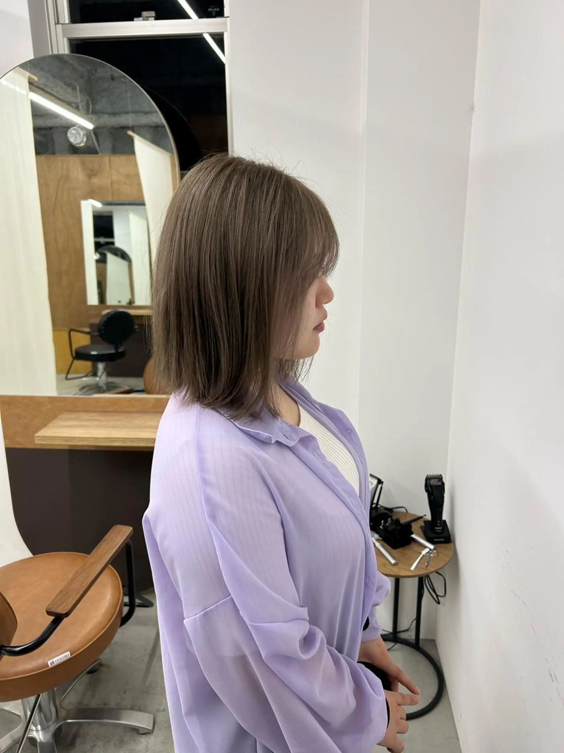 ミディアム カラー ブリーチ pele 梅田所属・PELEハイトーン shinobuのヘアスタイル