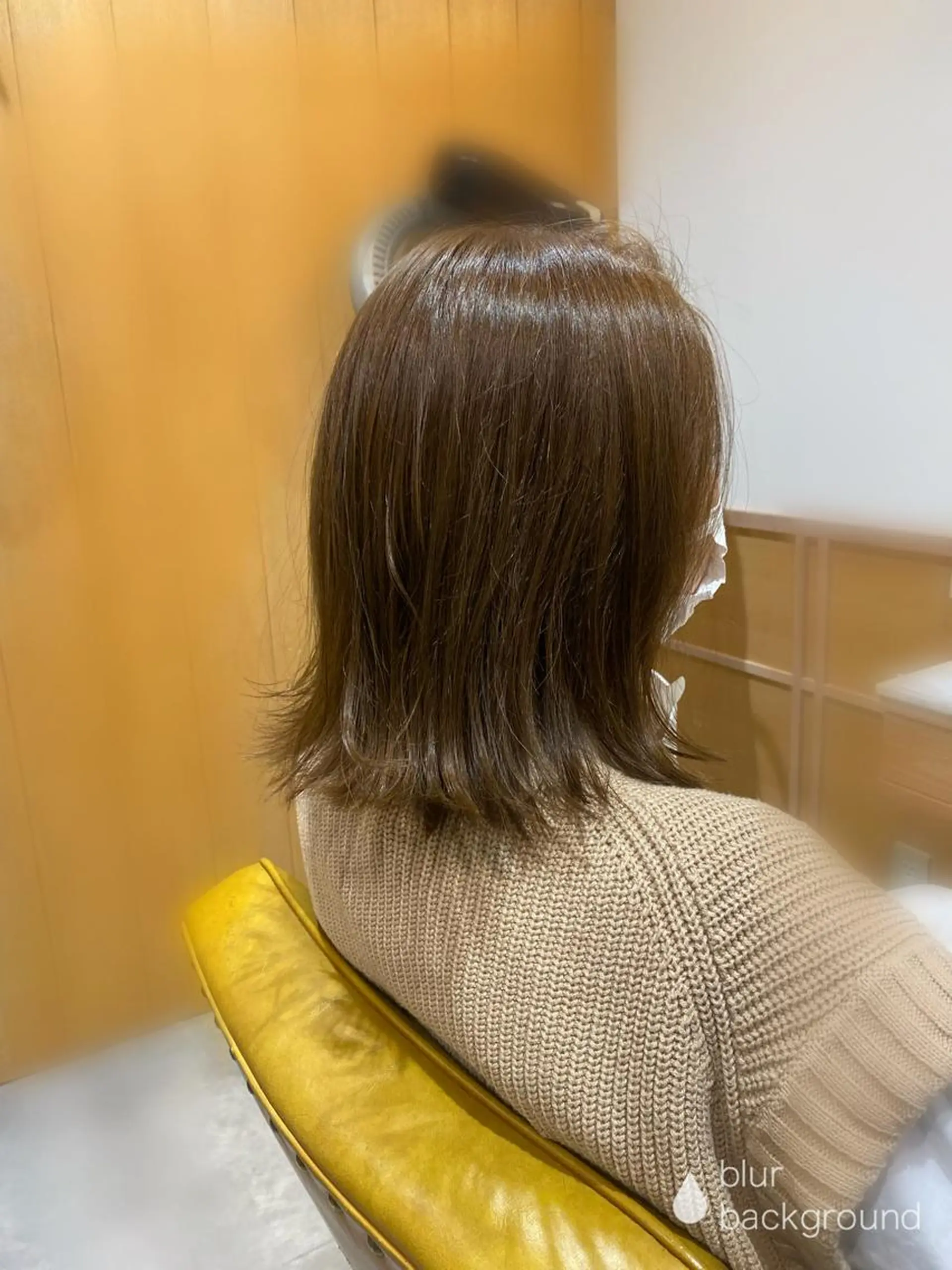 ミディアム 外ハネヘア champ花園所属・古林 彩花のヘアスタイル