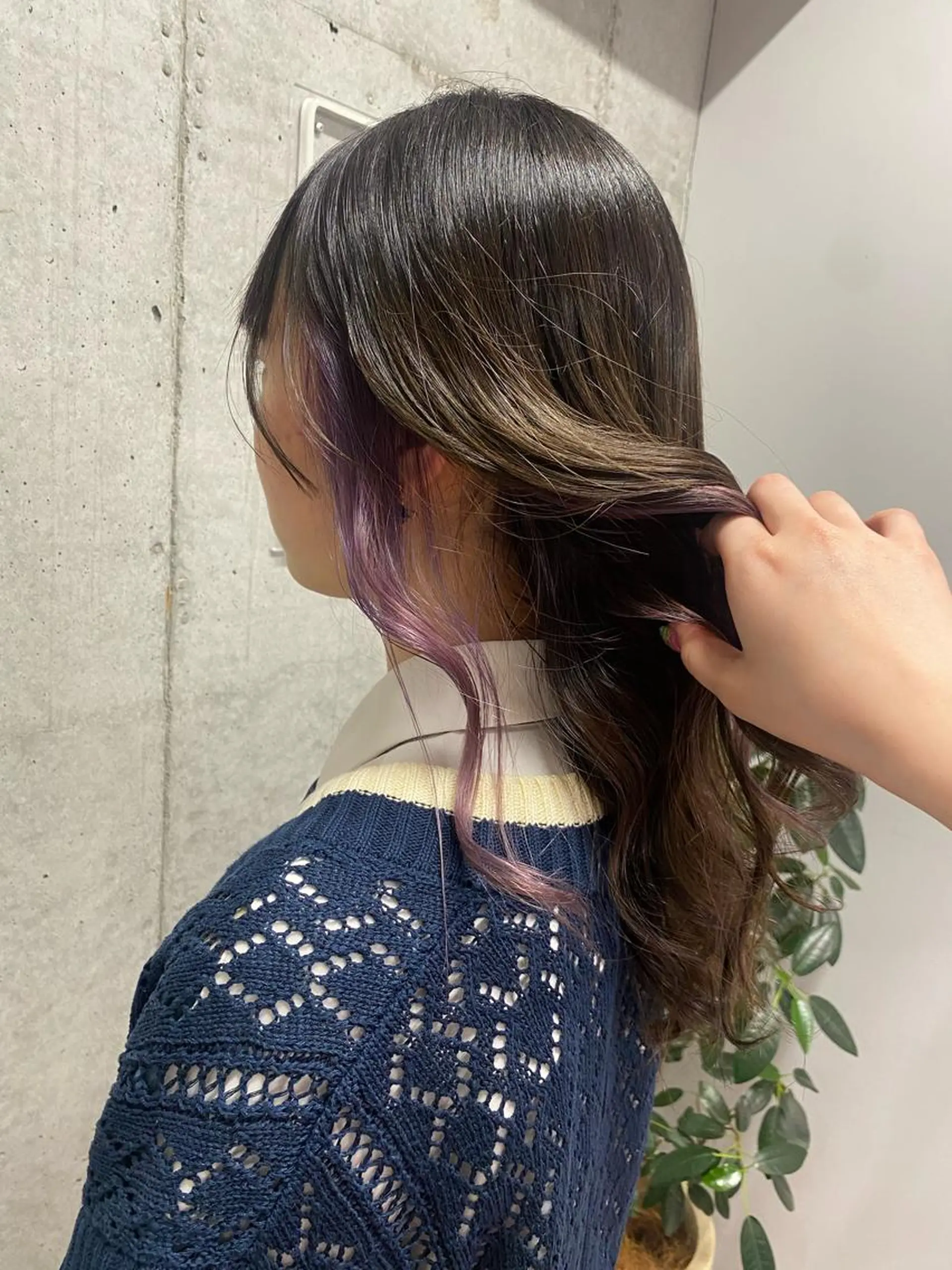 ロング カラー カット ヘアカラー トリートメント hina💟 透明感カラーのヘアスタイル