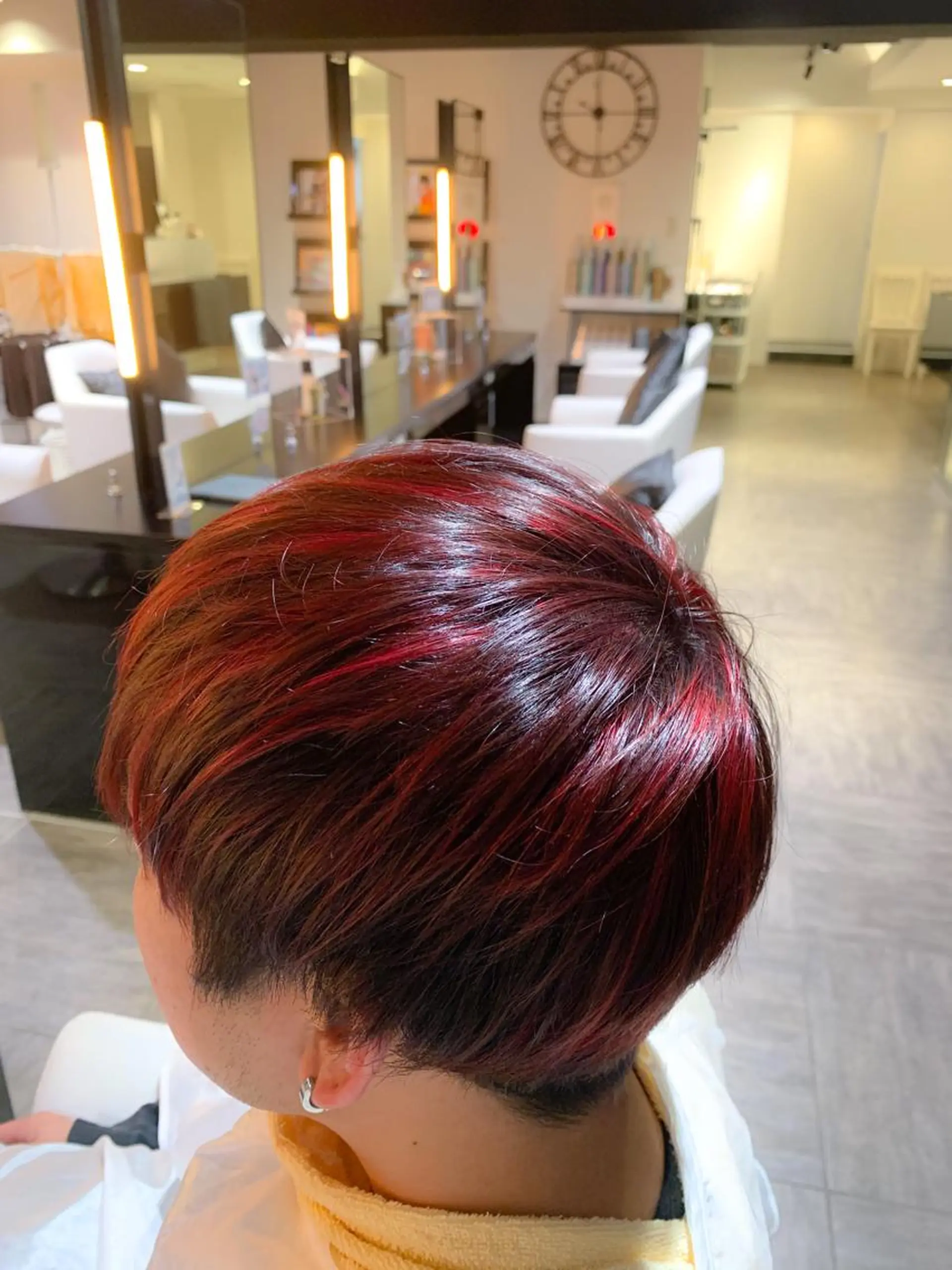メンズ メンズハイライト 新宿/ 田口雄大のヘアスタイル