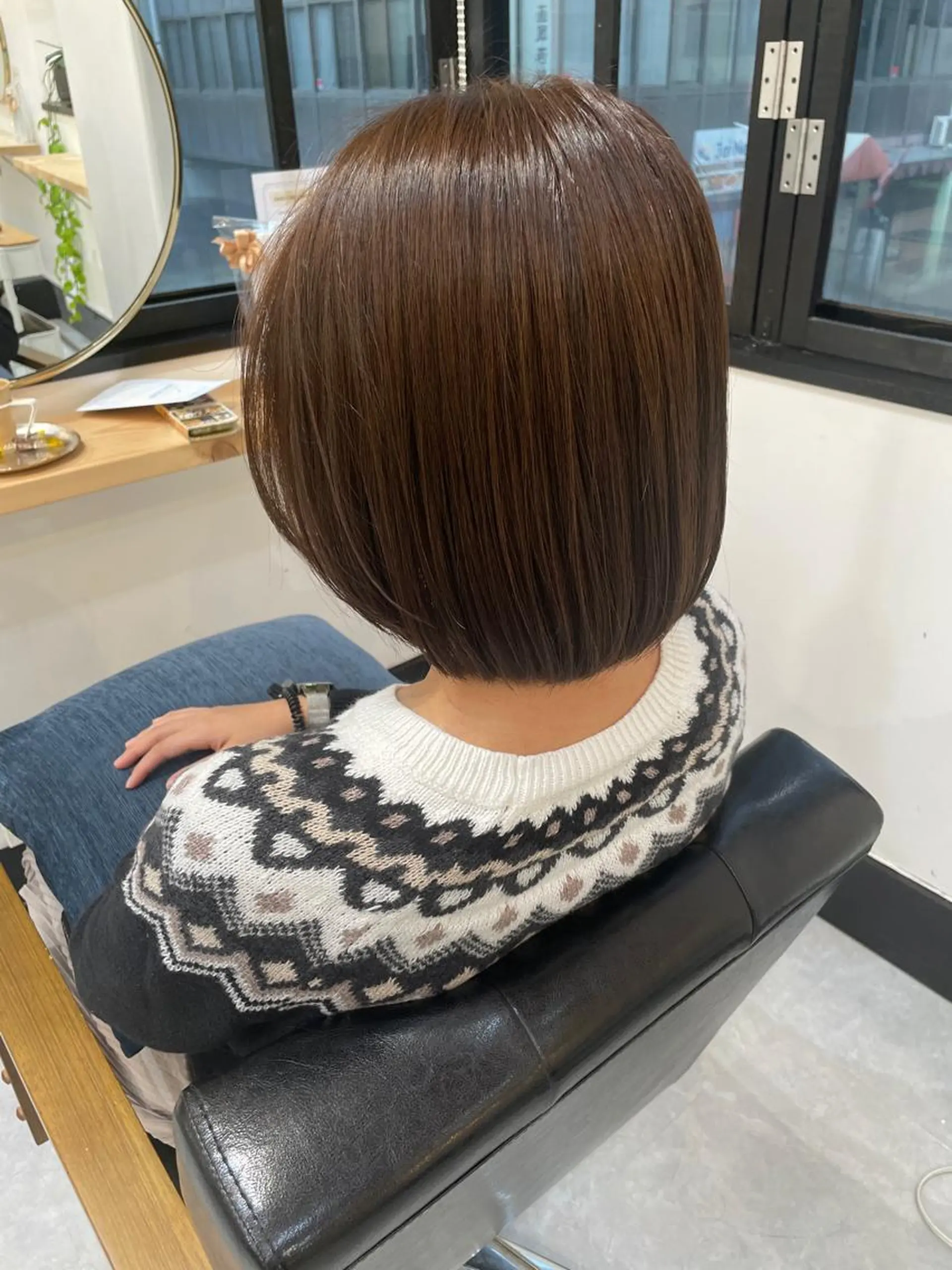 カラー 透明感カラー ヘアカラー トリートメント CARICIA 白木 由里加のヘアスタイル