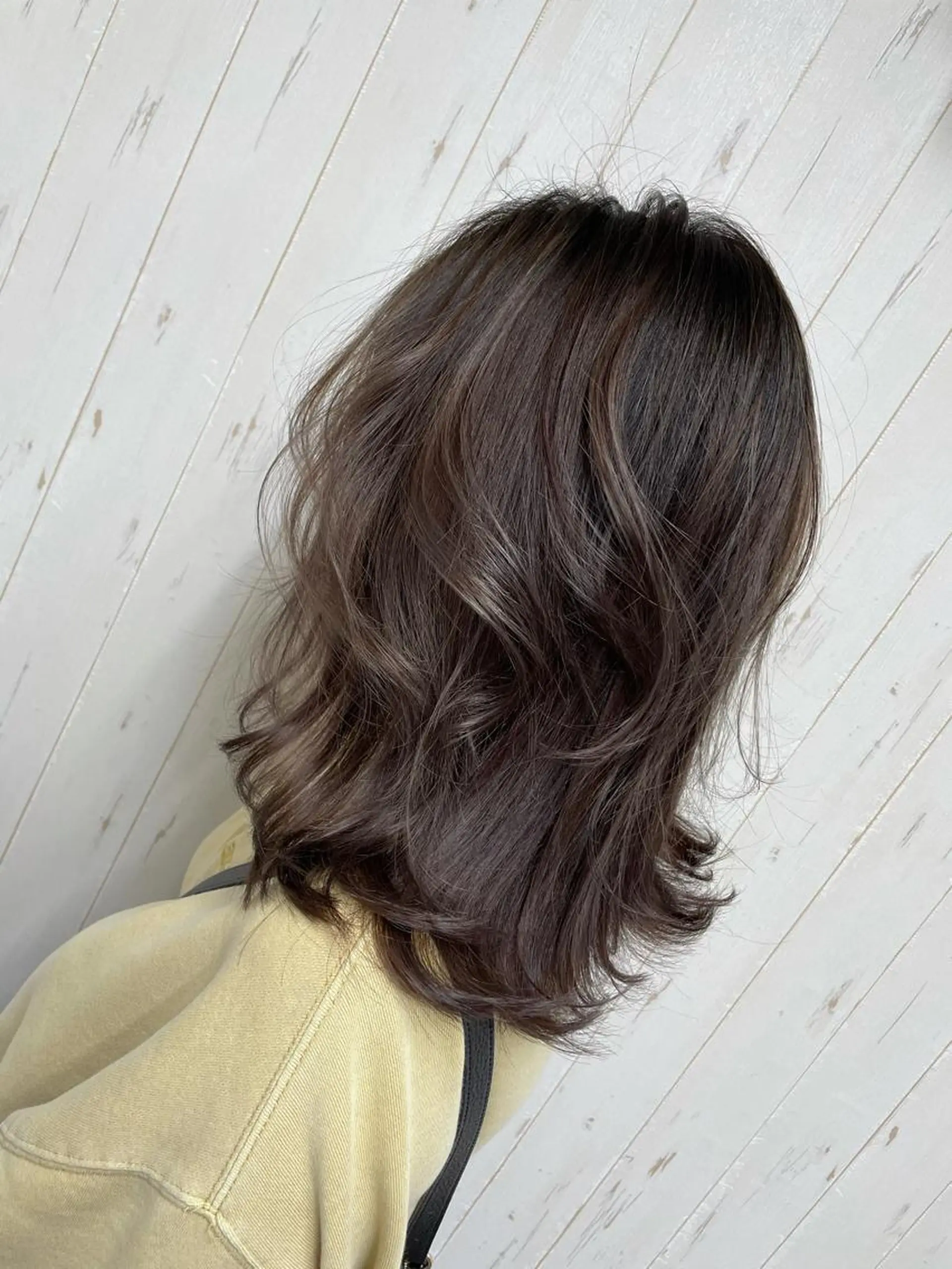 ミディアム カラー バレイヤージュ レイヤーカット ヘアカラー AN'TIA小作所属・AN'TIA小作代表 ⭐︎kazuma⭐︎のヘアスタイル