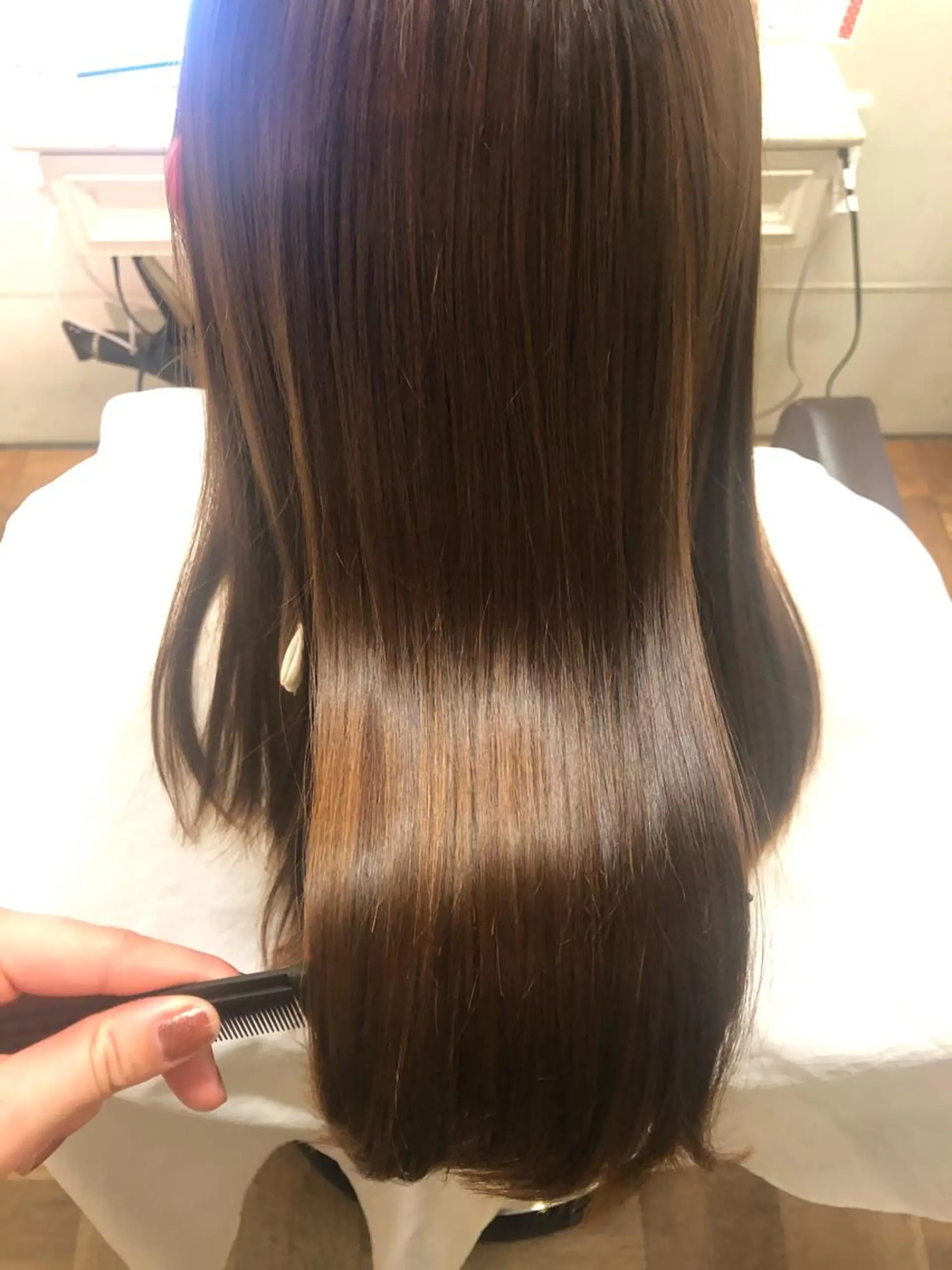 縮毛矯正 ヤナギウチ エリカのヘアスタイル