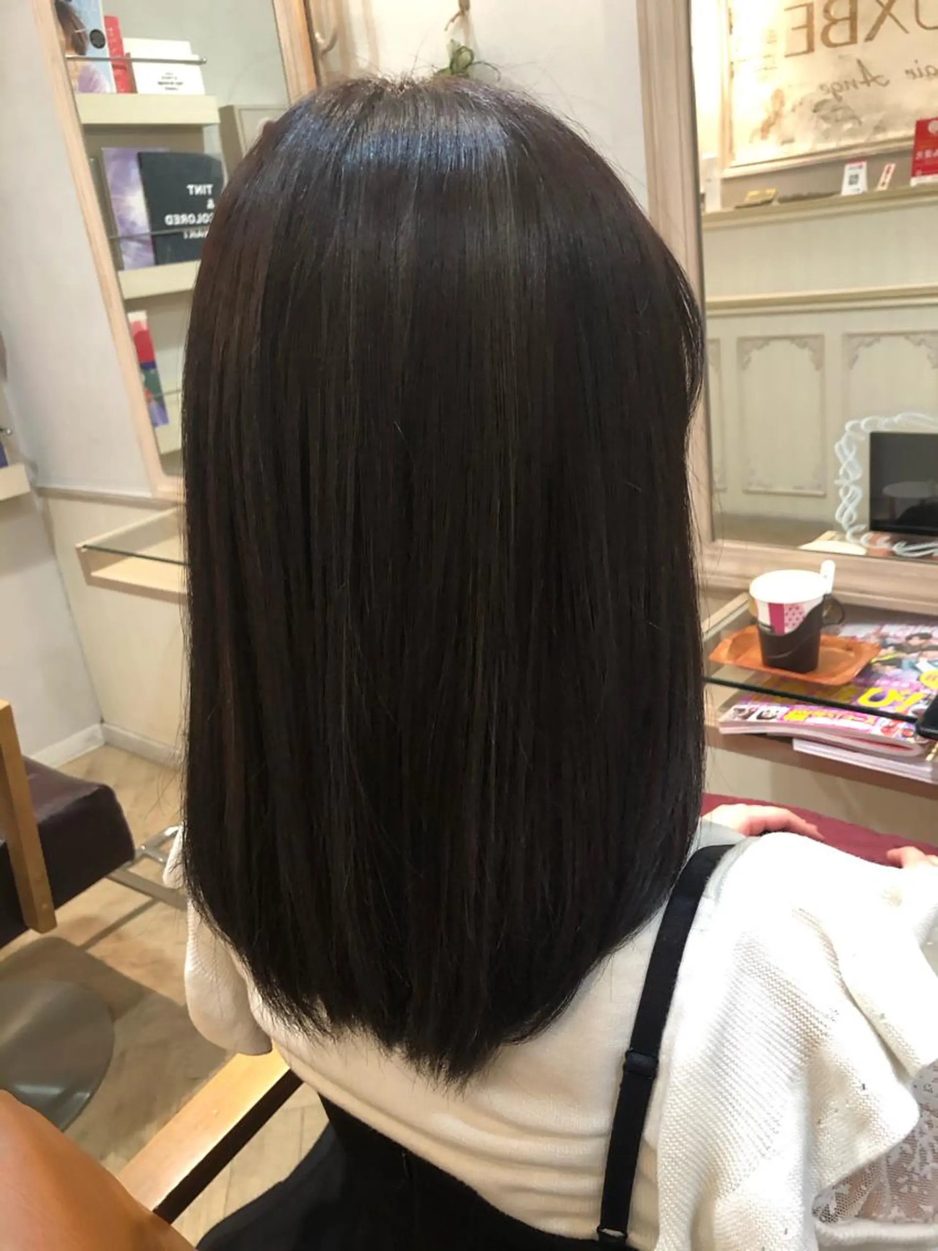 ミディアム 縮毛矯正 トリートメント ✨ブリーチ特化✨ 💚Acchon💚のヘアスタイル
