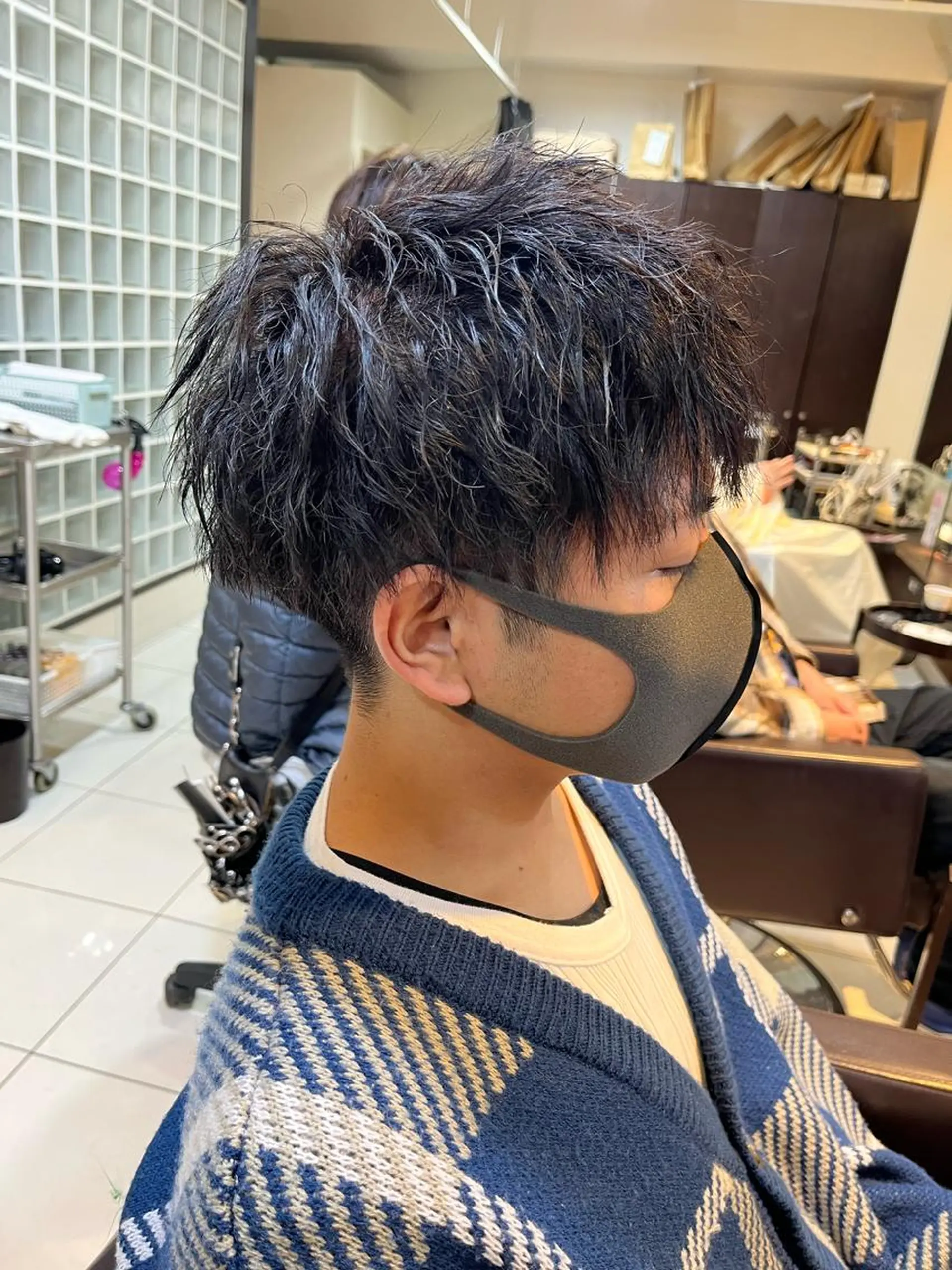 パーマ メンズ パーマ カ レラのヘアスタイル