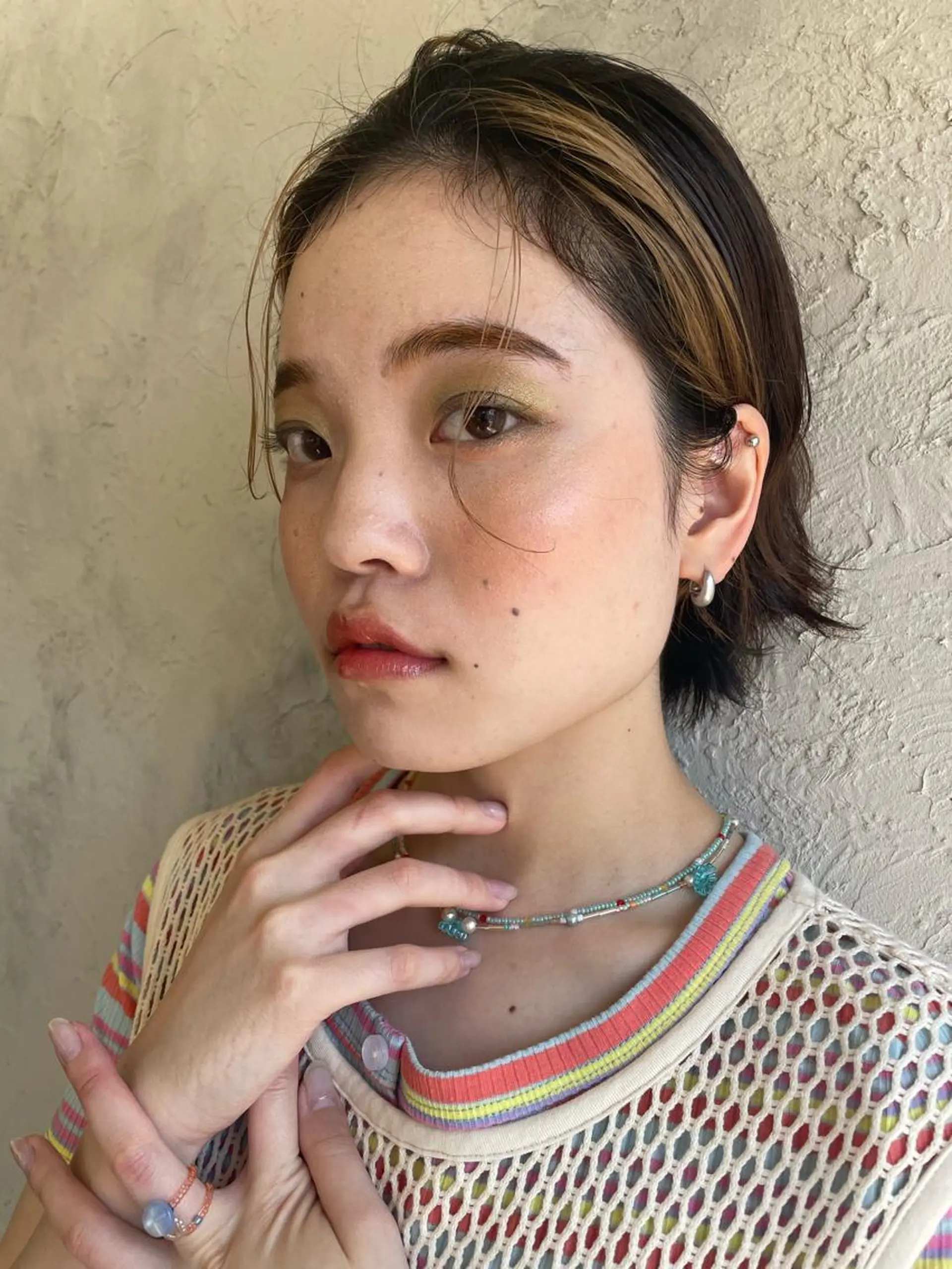 ショート パーマ 橋本 彩花のマツエク・マツパデザイン
