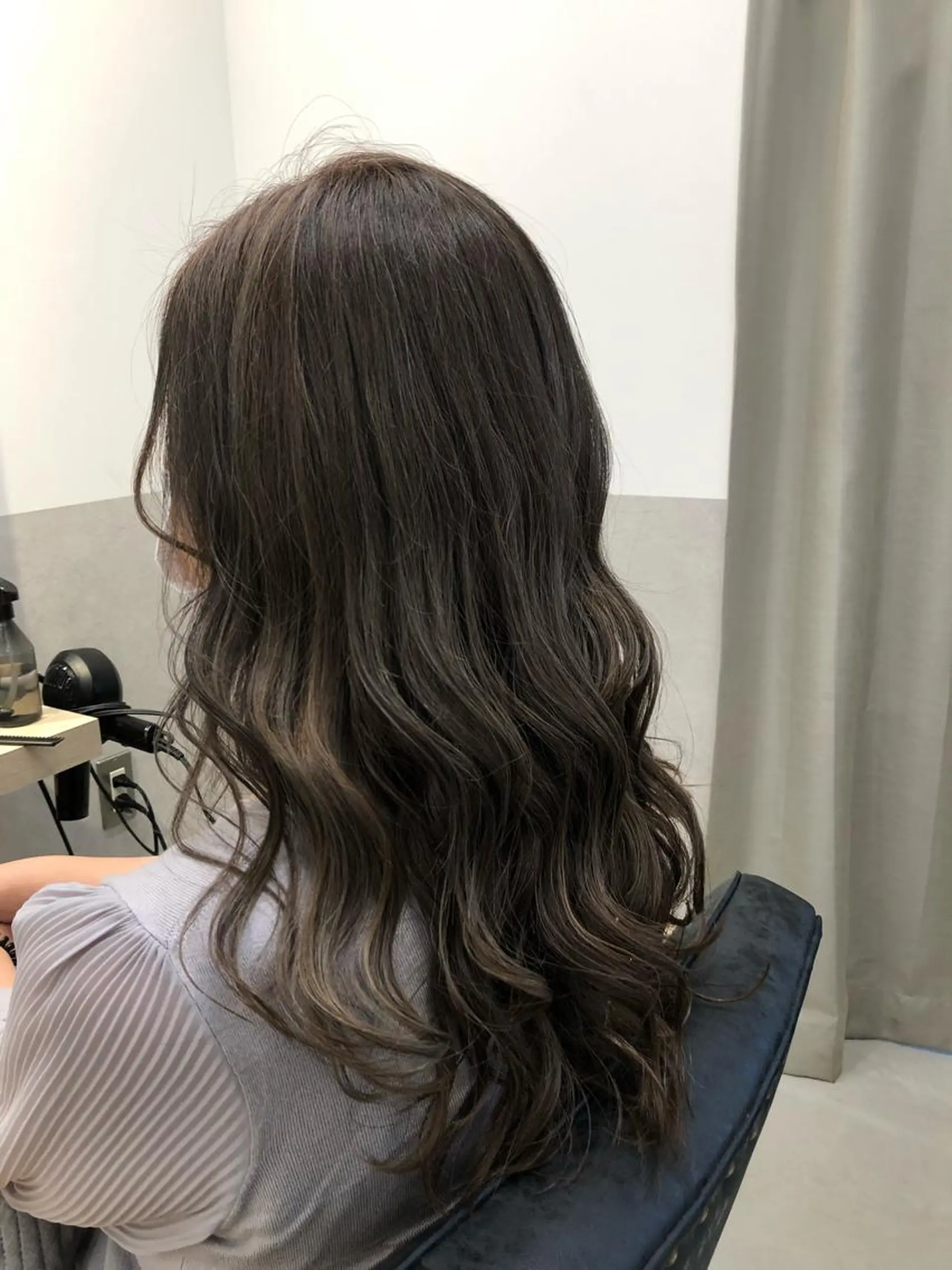 ロング カラー トリートメント カット ヘアカラー トリートメント 天野 涼のヘアスタイル