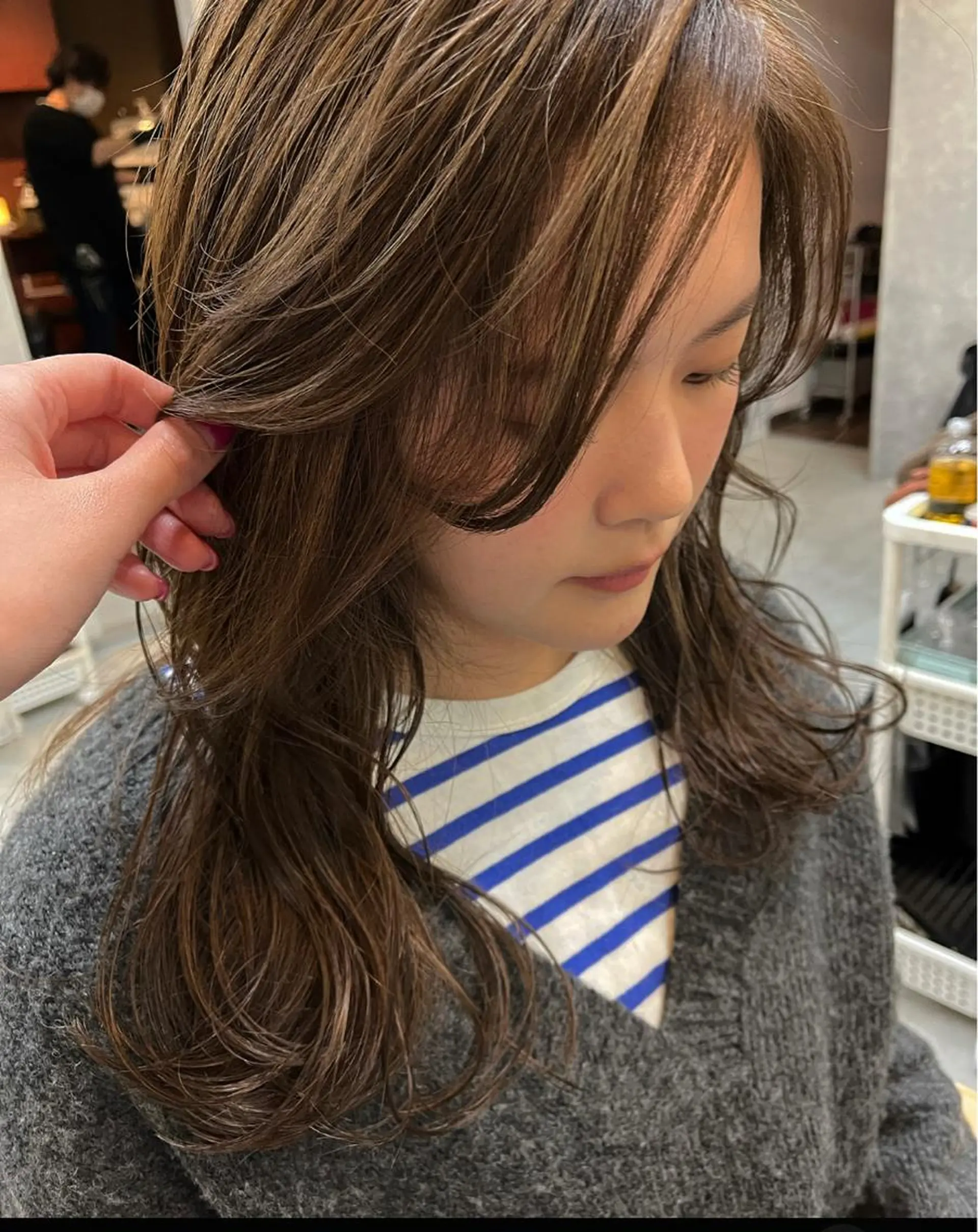 ロング カラー ヘアカラー YURIA .のヘアスタイル
