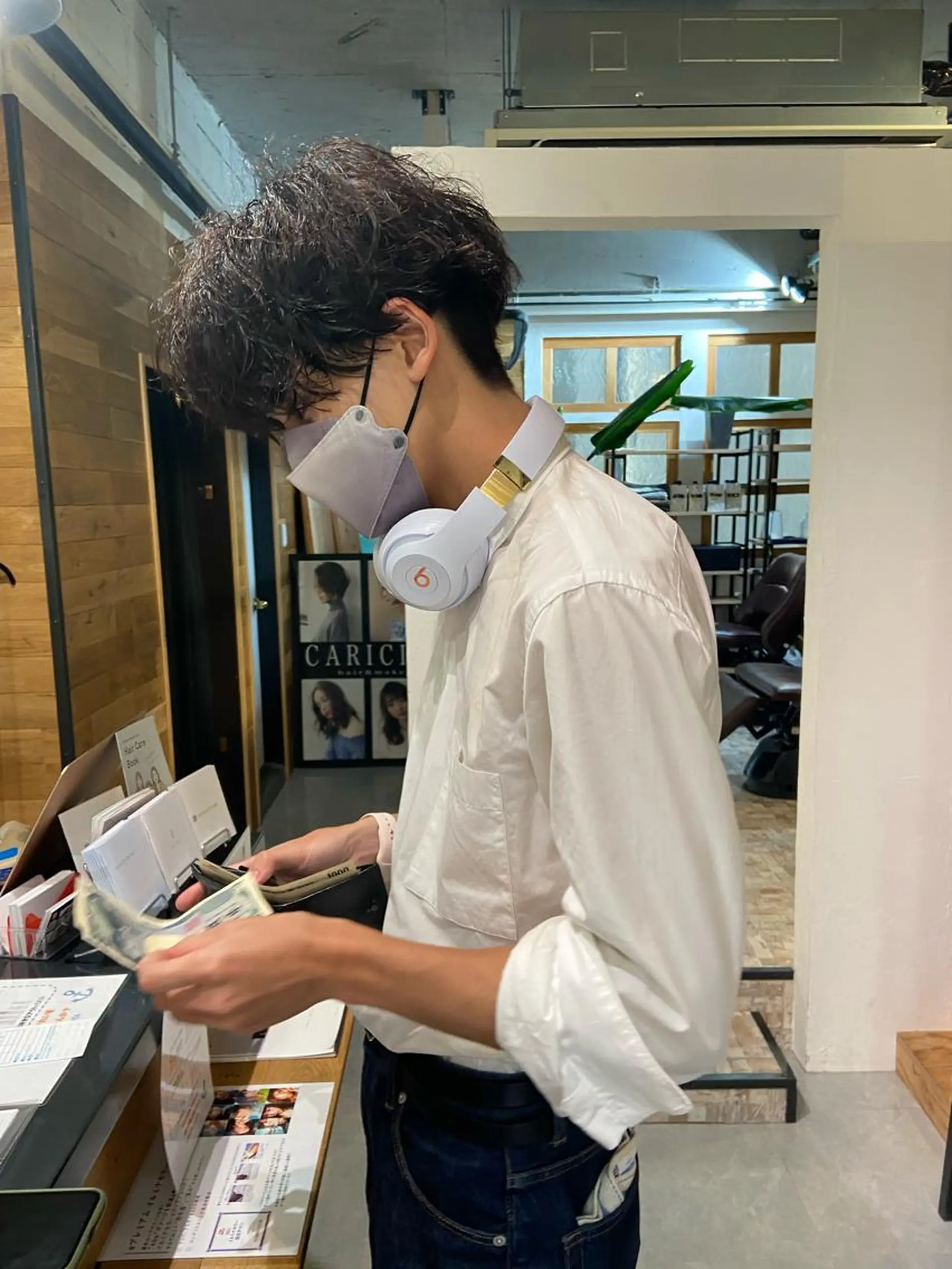 パーマ メンズ カット パーマ トリートメント 田中 あやなのヘアスタイル