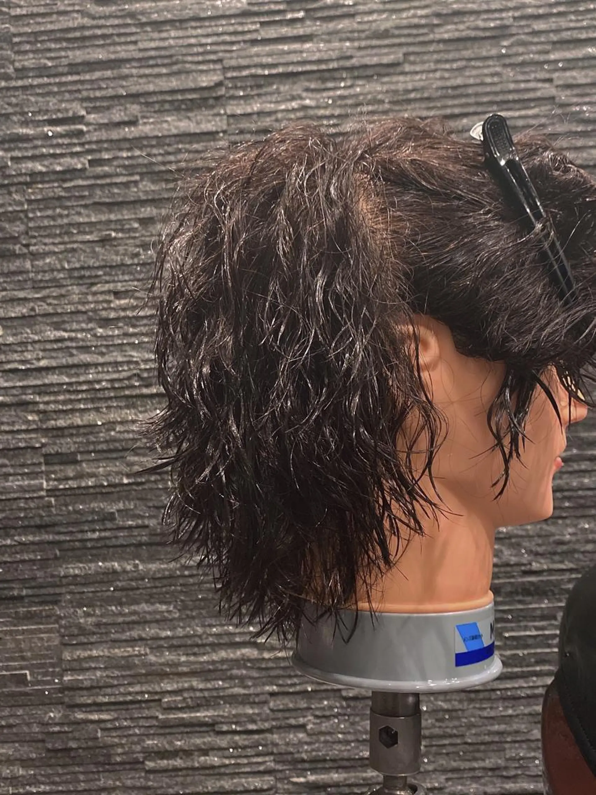 ロング パーマ メンズ メンズウルフカット ロング ウルフカット 高垣 大輔のヘアスタイル
